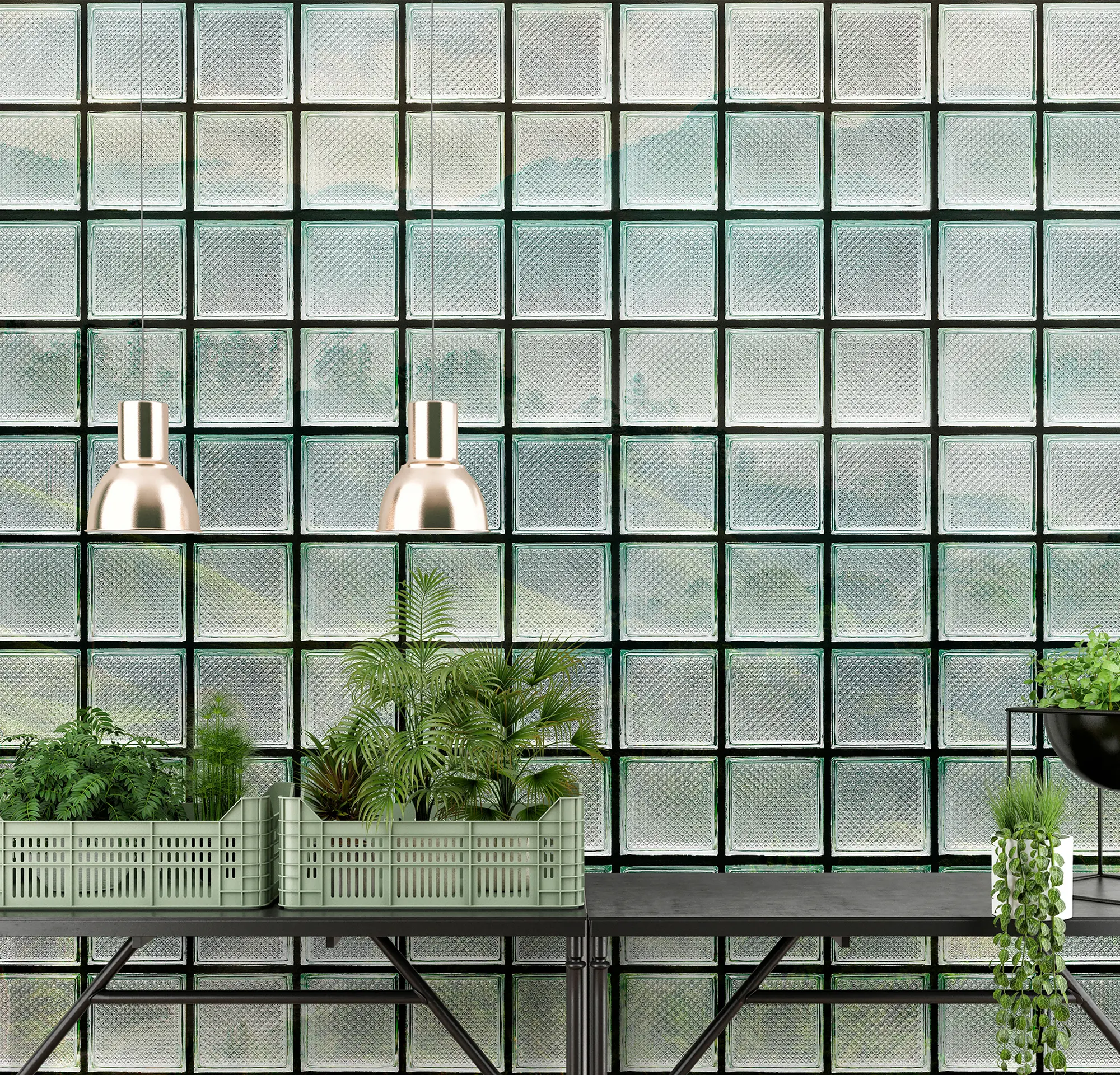Architects Paper - Walls by Patel 3 | Carta da Parati greenhouse 1 | DD122072