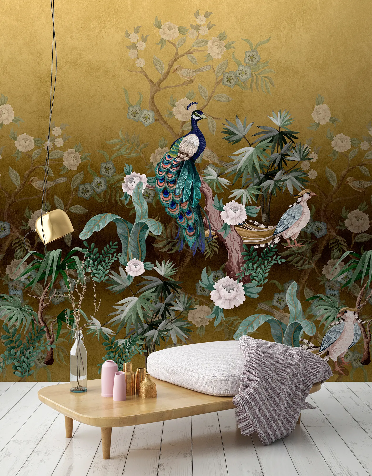 Architects Paper - Walls by Patel 3 | Papier Peint peacock island 2 | DD122952