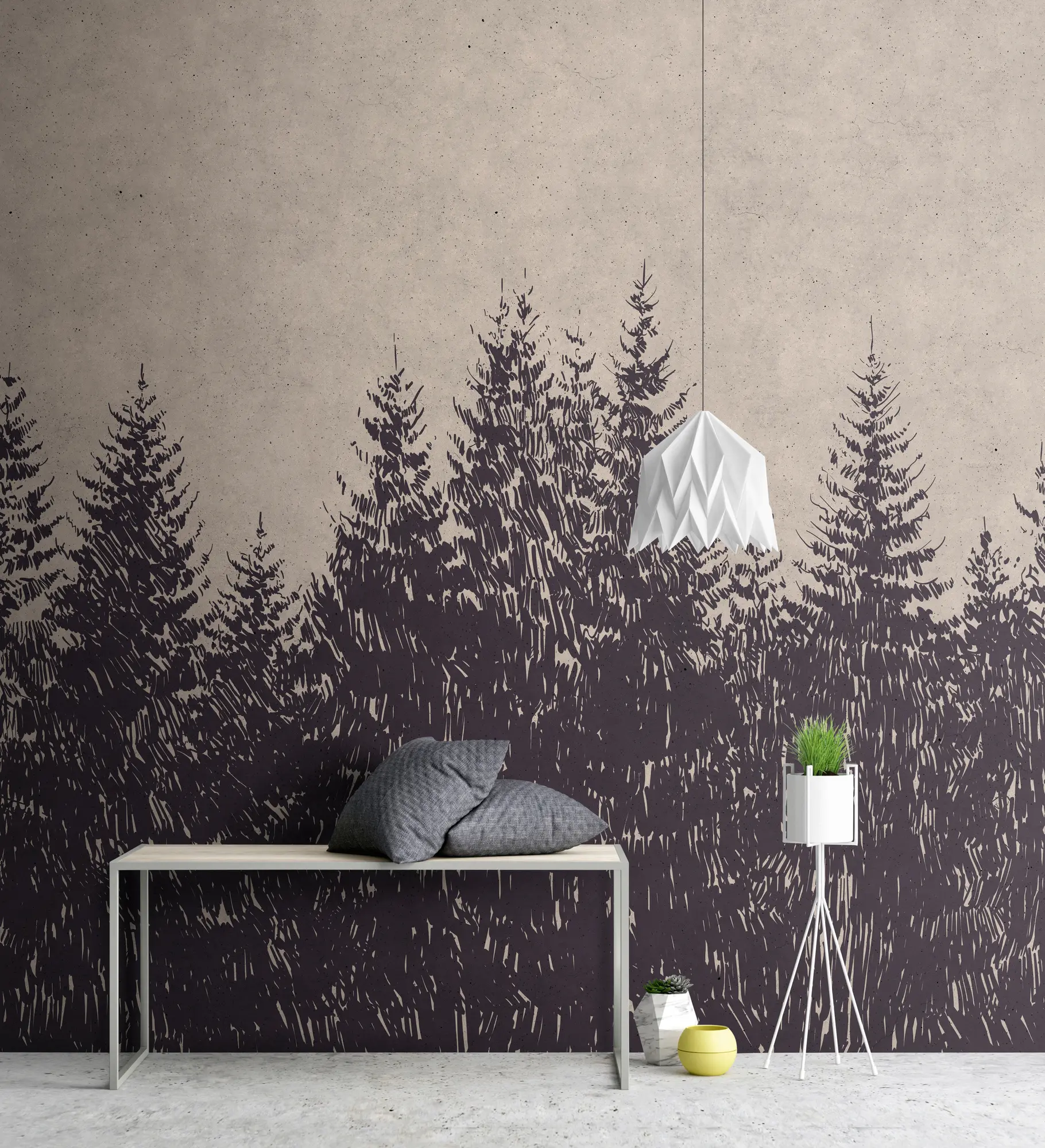 Architects Paper - Walls By Patel | Carta da Parati Black Forest 2
