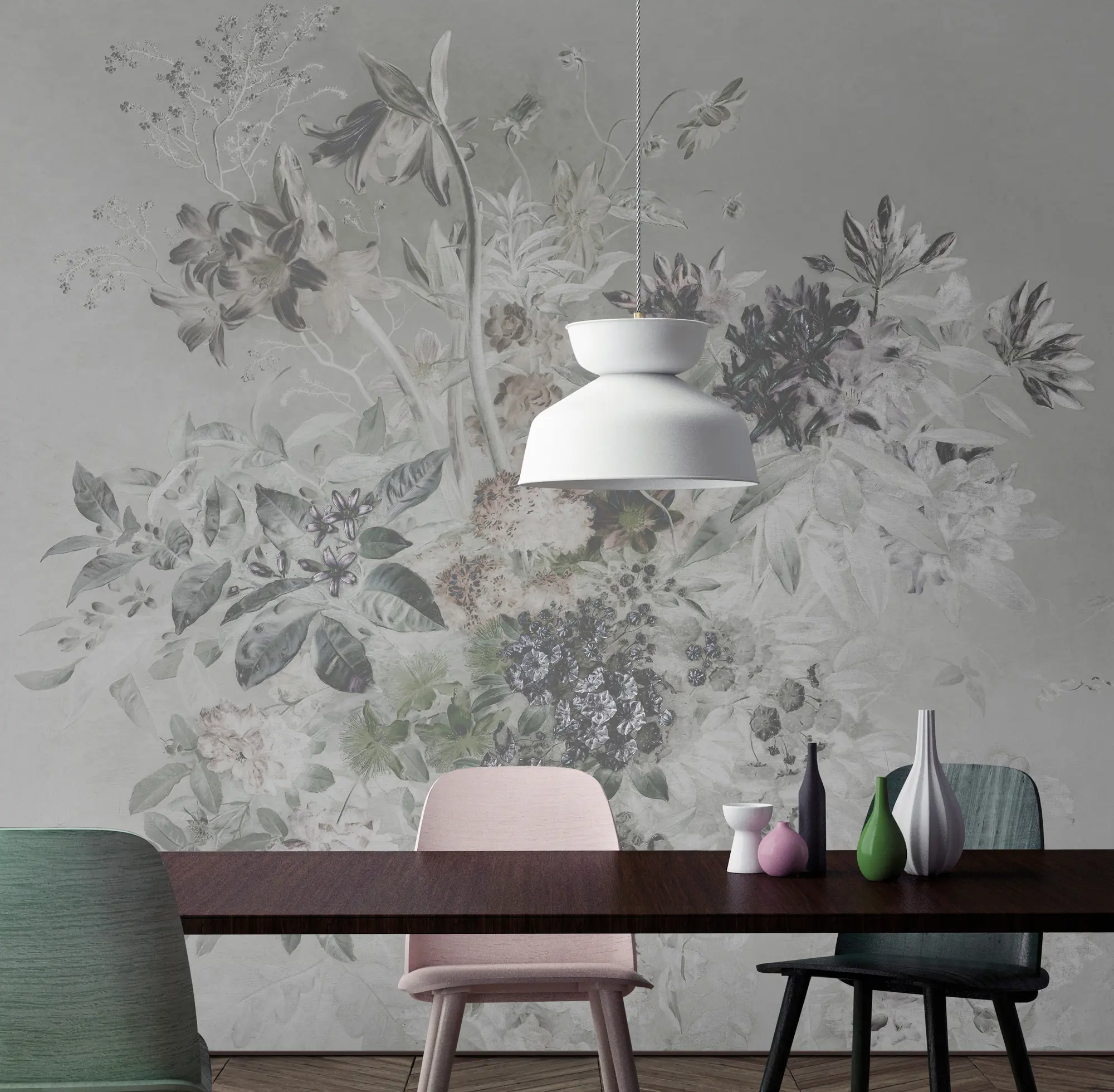Architects Paper - Walls By Patel | Tapete | Digitaldruck Bouquetpastel 3