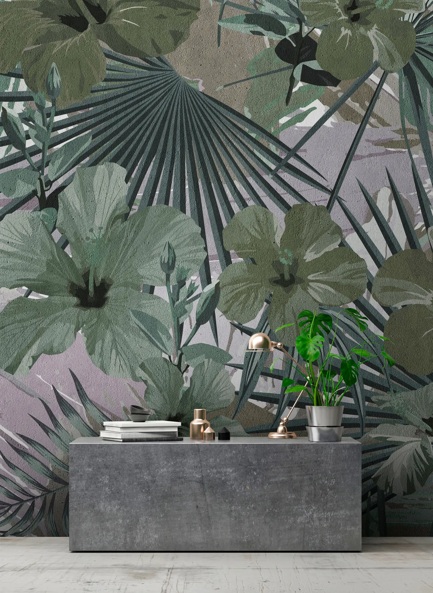 Architects Paper - Walls By Patel | Tapete | Digitaldruck Hibiscus 2