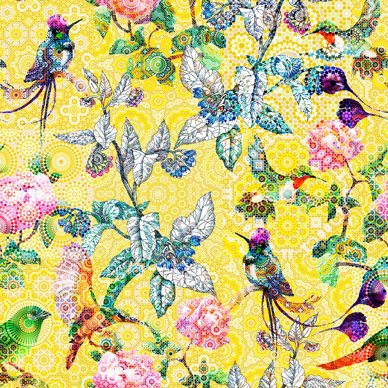 Walls By Patel | Wallpaper Exotic Mosaic 1