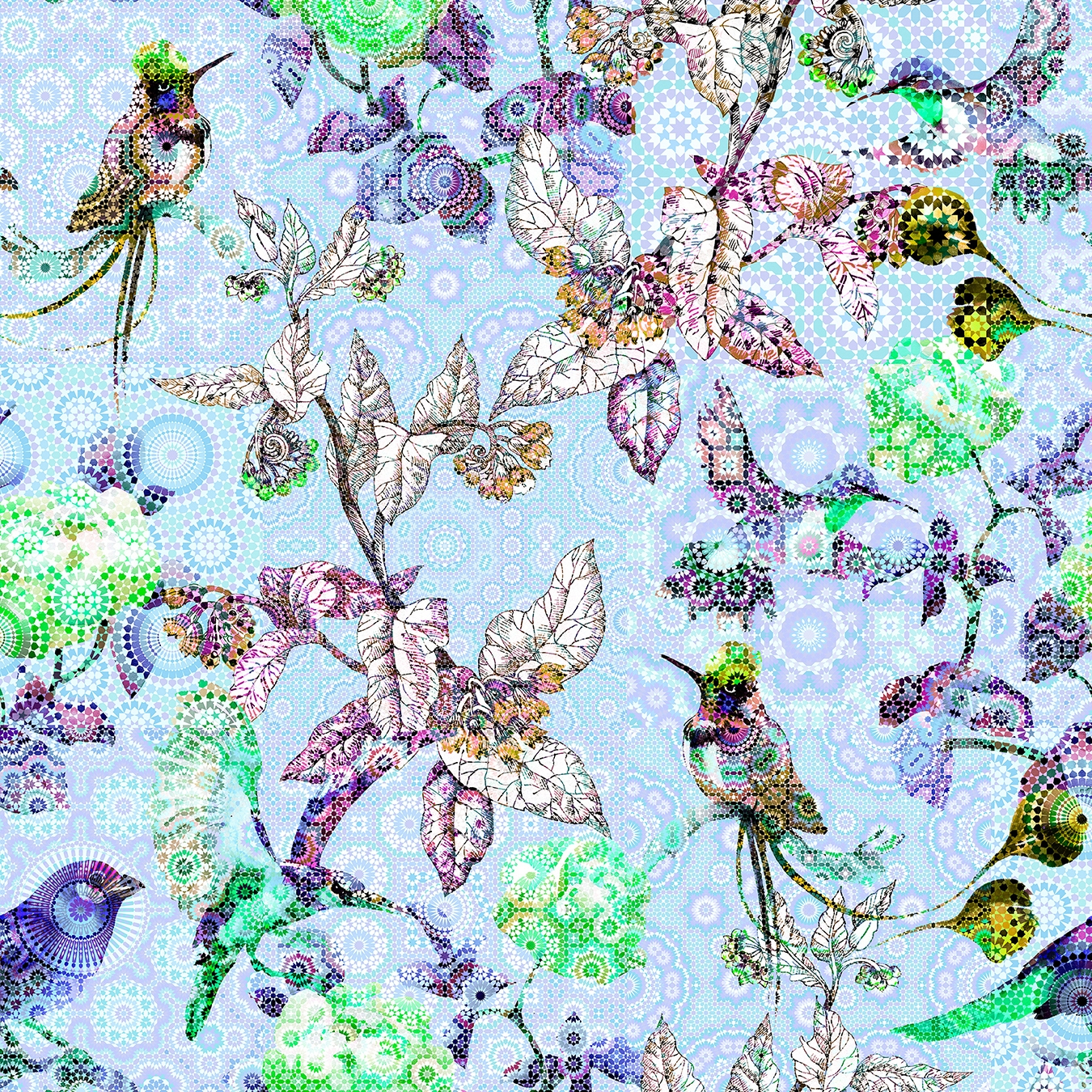 Walls By Patel | Wallpaper Exotic Mosaic 2