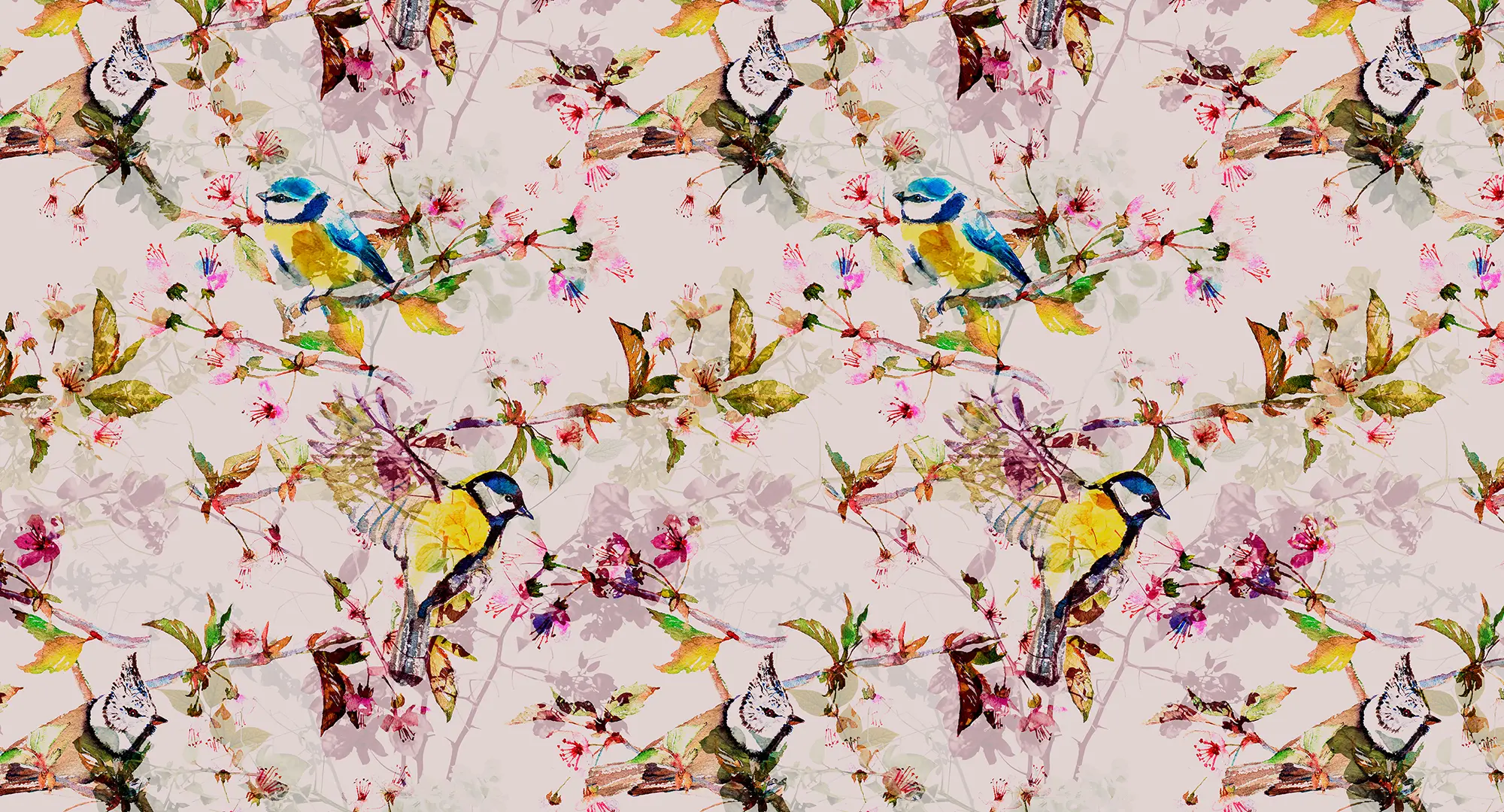 Architects Paper - Walls By Patel | Papel Pintado Songbirds 2