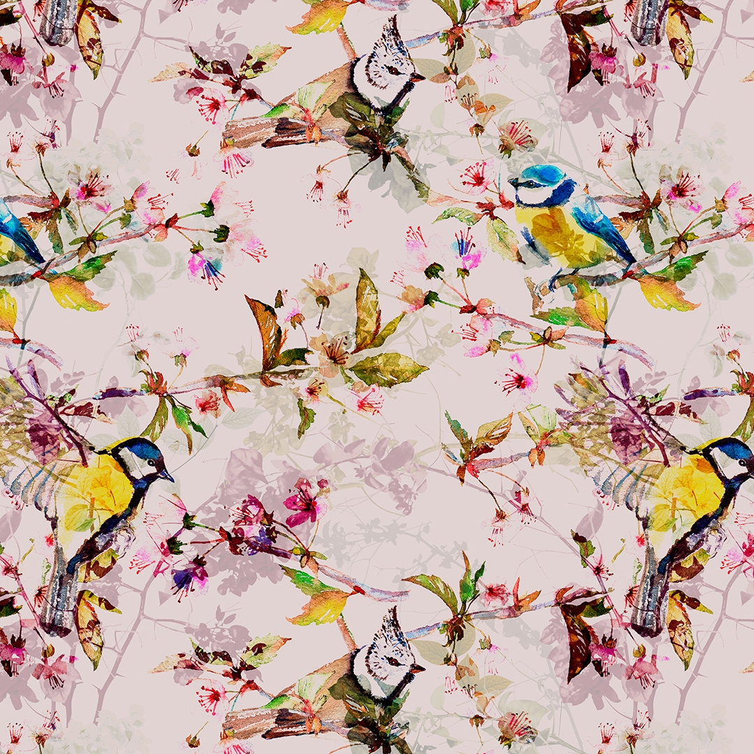Walls By Patel | Wallpaper Songbirds 2