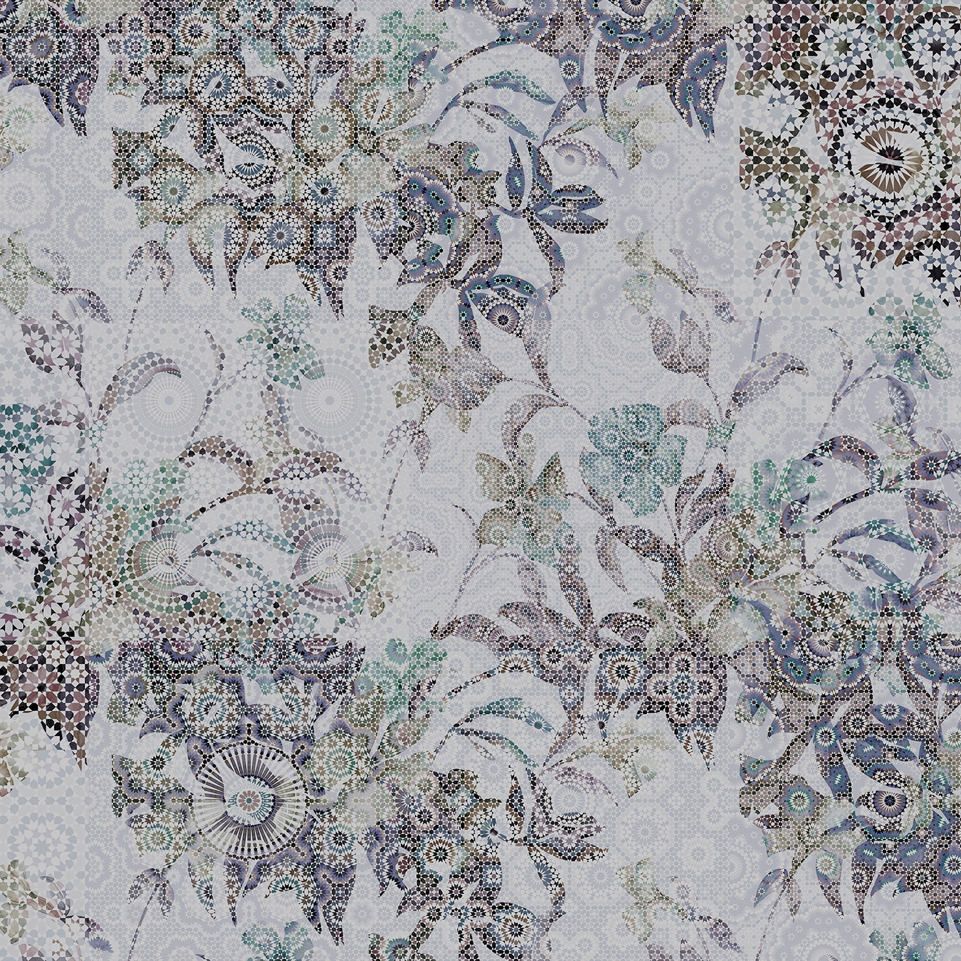 Mostra il prodotto Walls By Patel | Carta da Parati Mosaic Leaves 1 del produttore Architects Paper