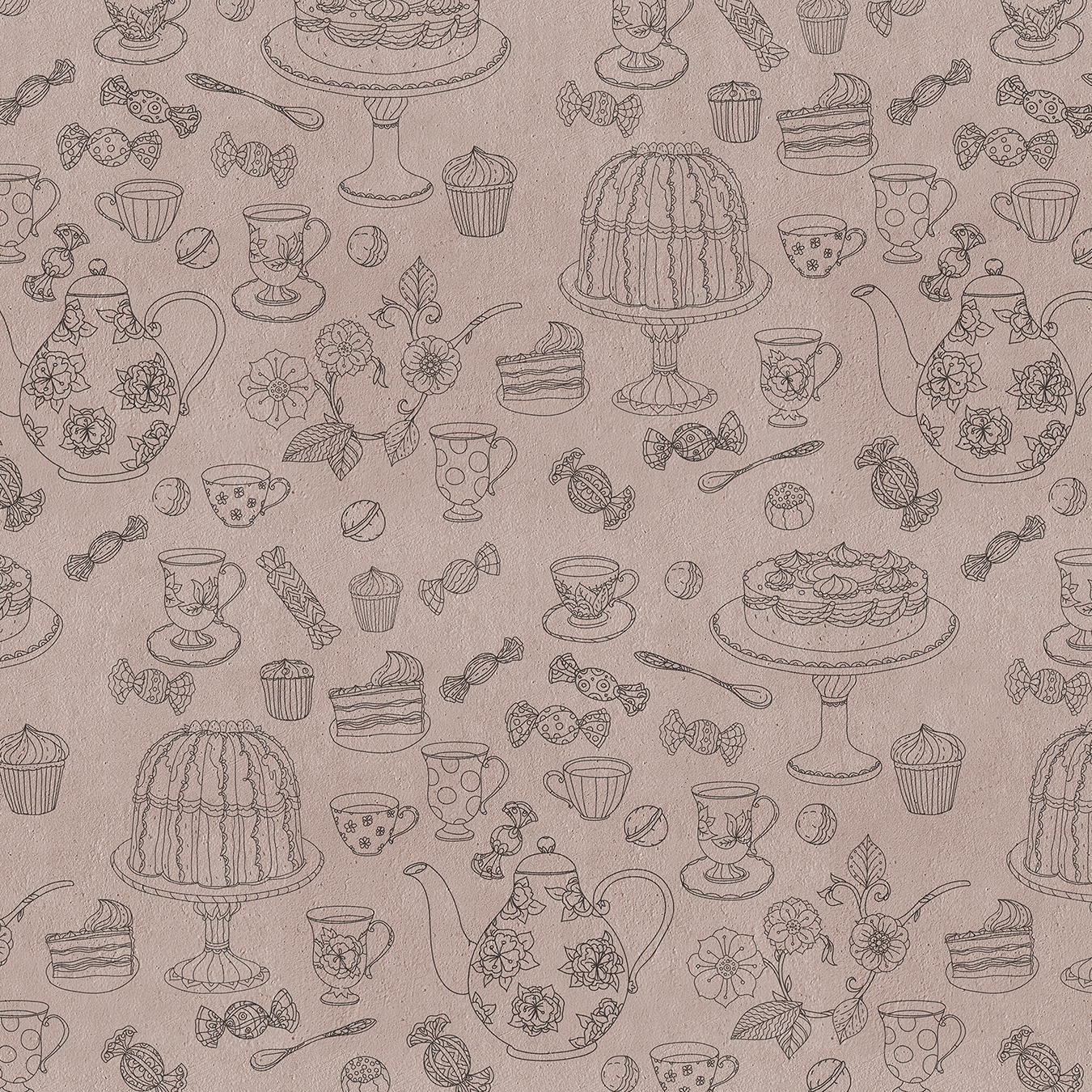 Display product Walls By Patel | Wallpaper Coffeetime 1 from manufacturer Architects Paper