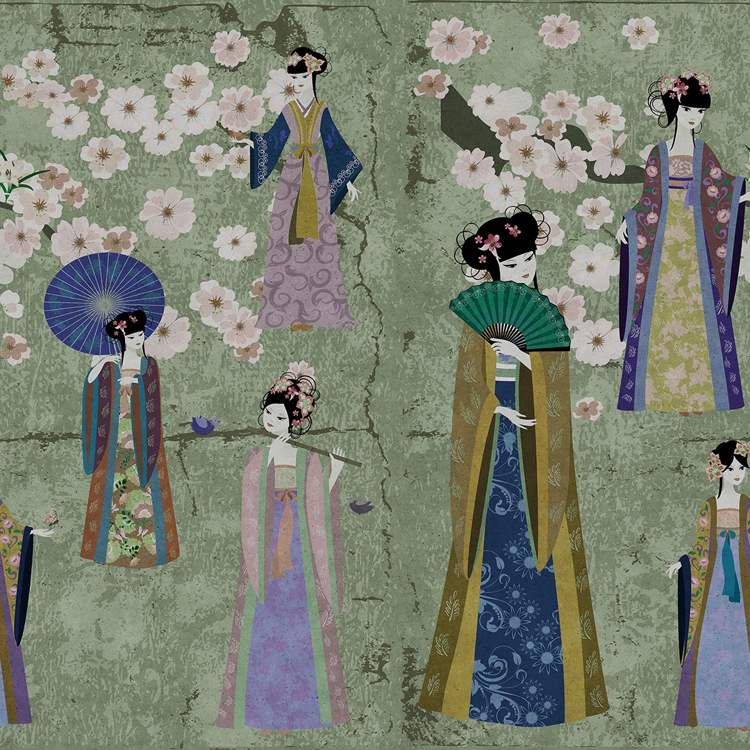 Mostrar el producto Walls By Patel | Papel Pintado Kimono 1 del fabricante Architects Paper