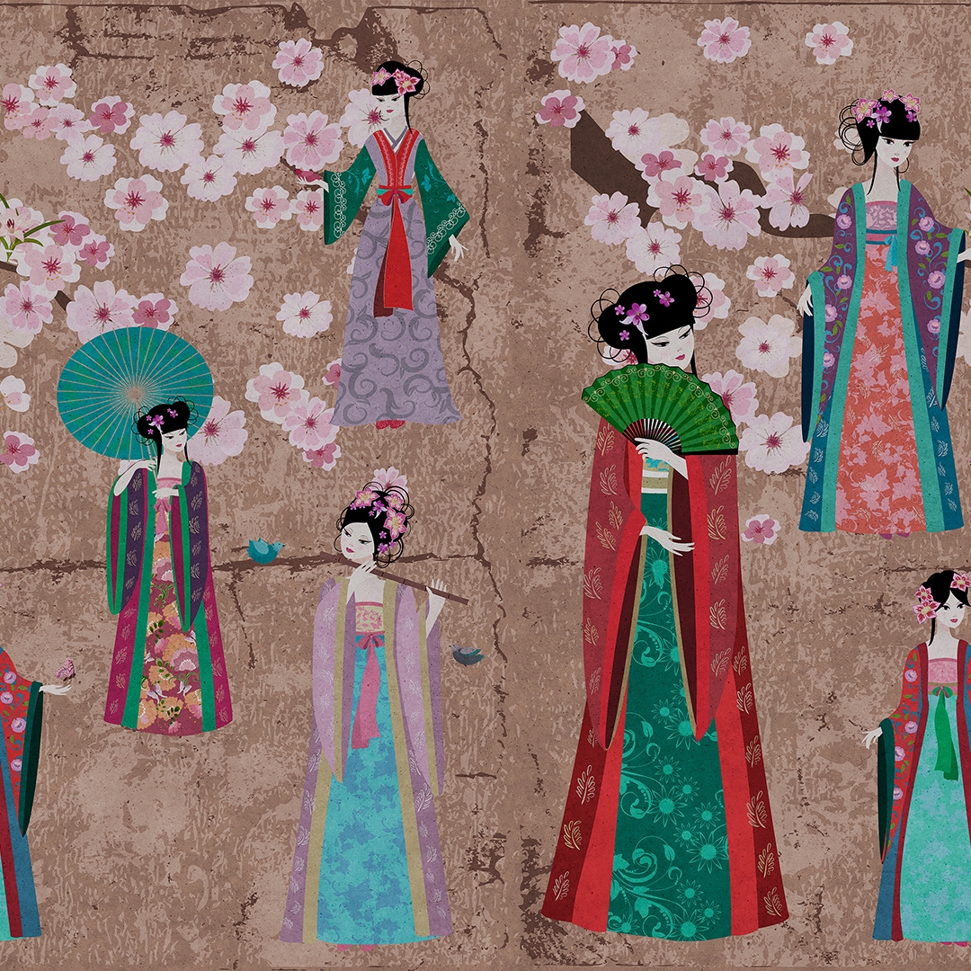 Walls By Patel | Papel Pintado Kimono 2