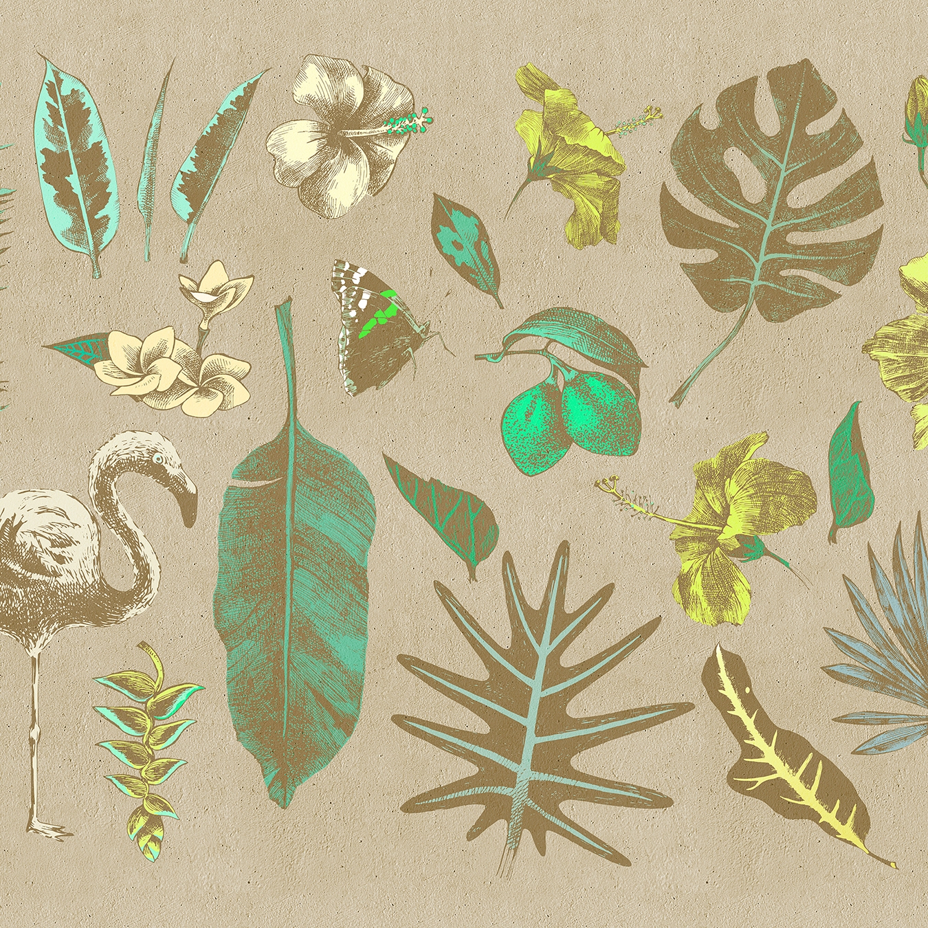 Walls By Patel | Papel Pintado Tropicana 2