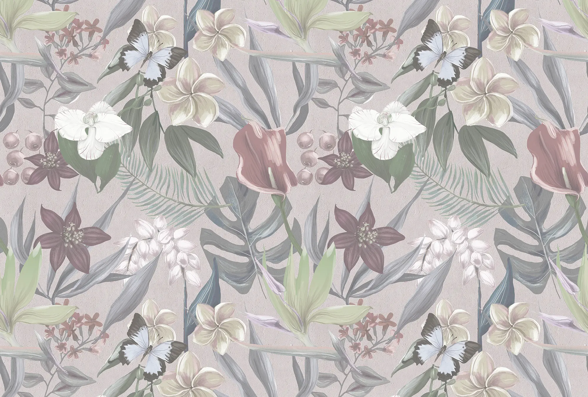 Architects Paper - Walls By Patel | Tapete | Digitaldruck Orchid Garden 1