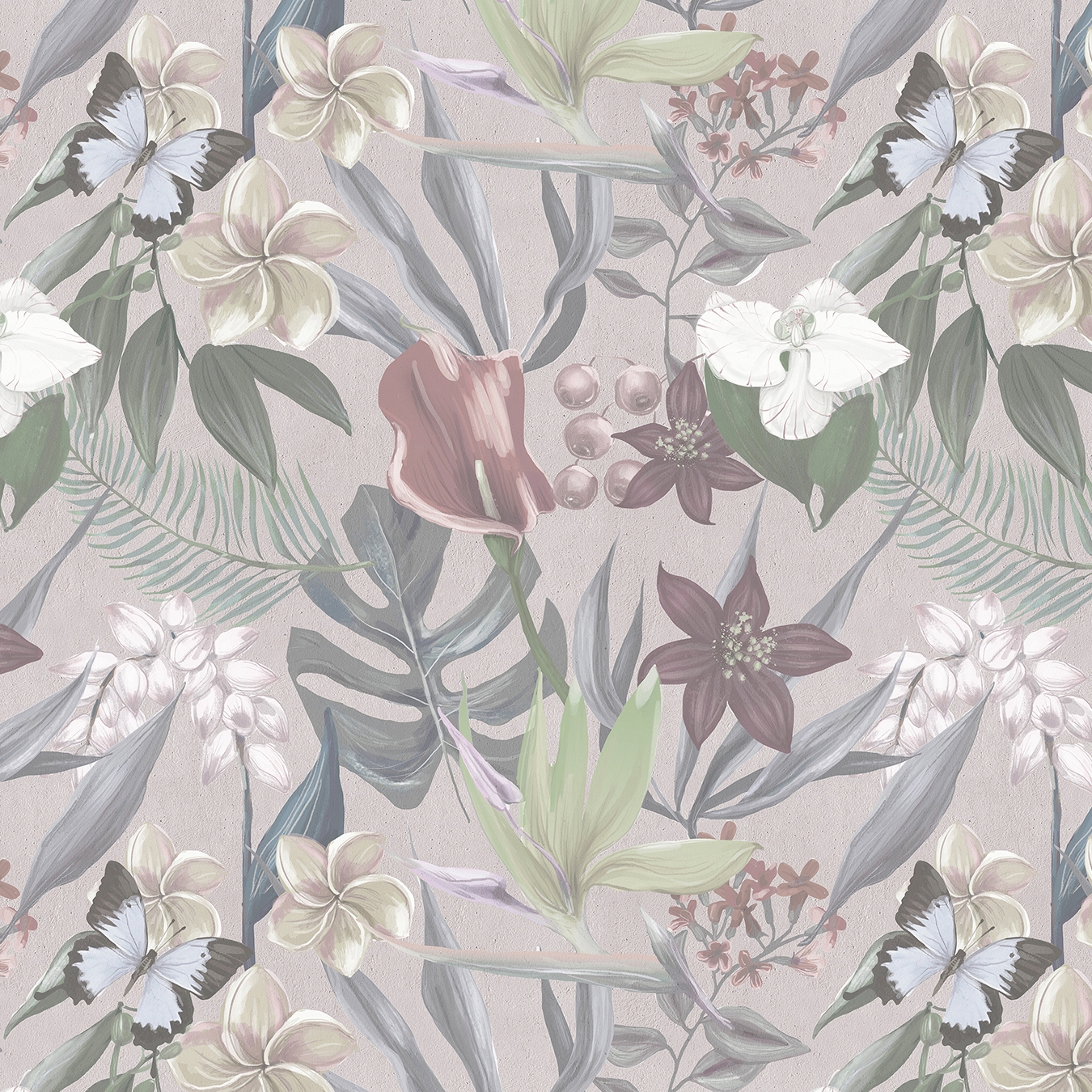 Display product Walls By Patel | Wallpaper Orchid Garden 1 from manufacturer Architects Paper