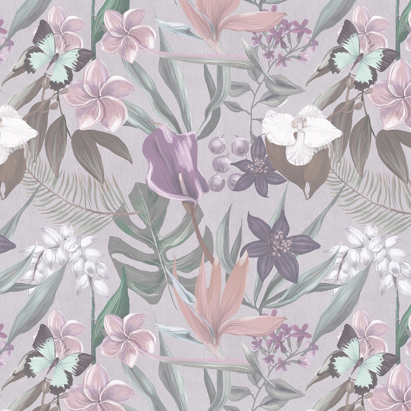 Walls By Patel | Wallpaper Orchid Garden 3