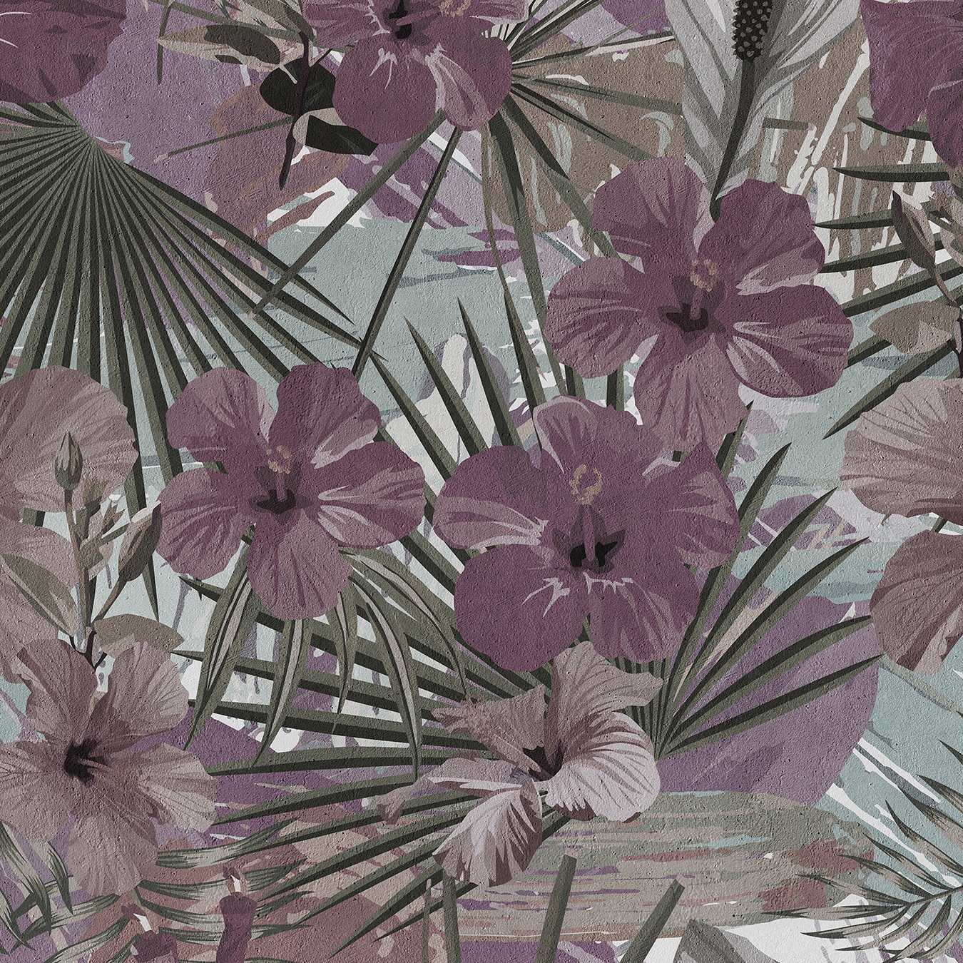 Walls By Patel | Papel Pintado Hibiscus 2
