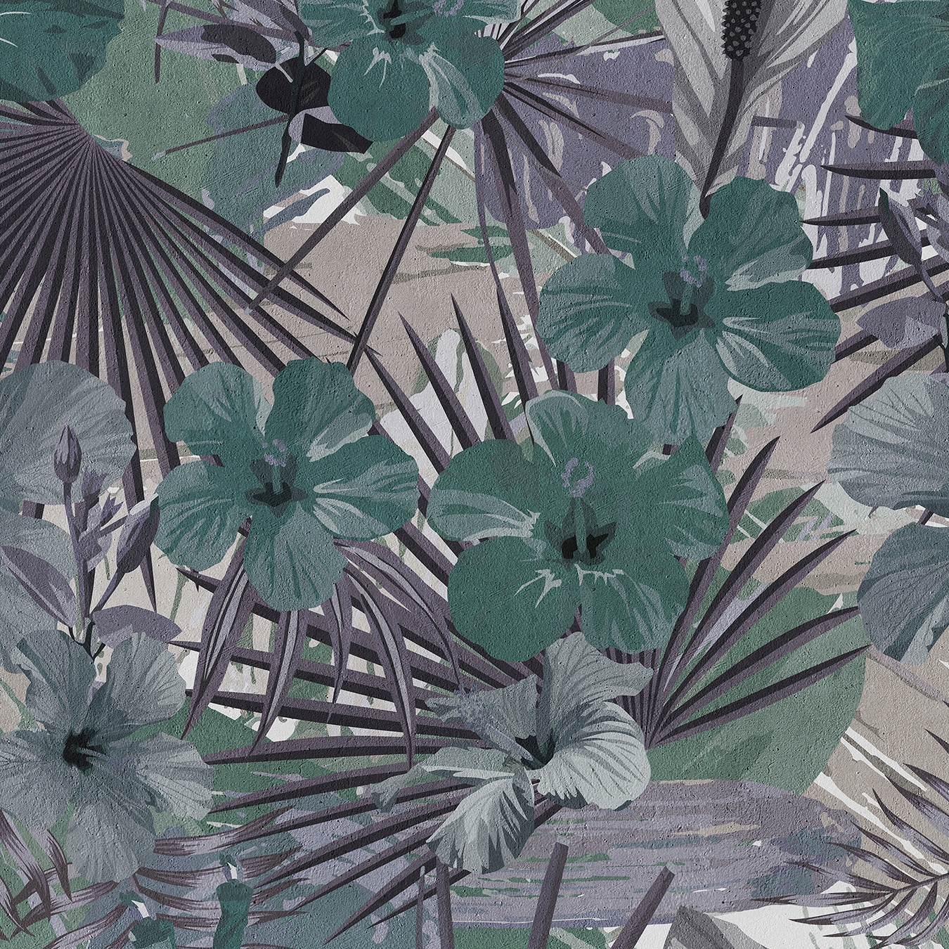 Walls By Patel | Papel Pintado Hibiscus 3