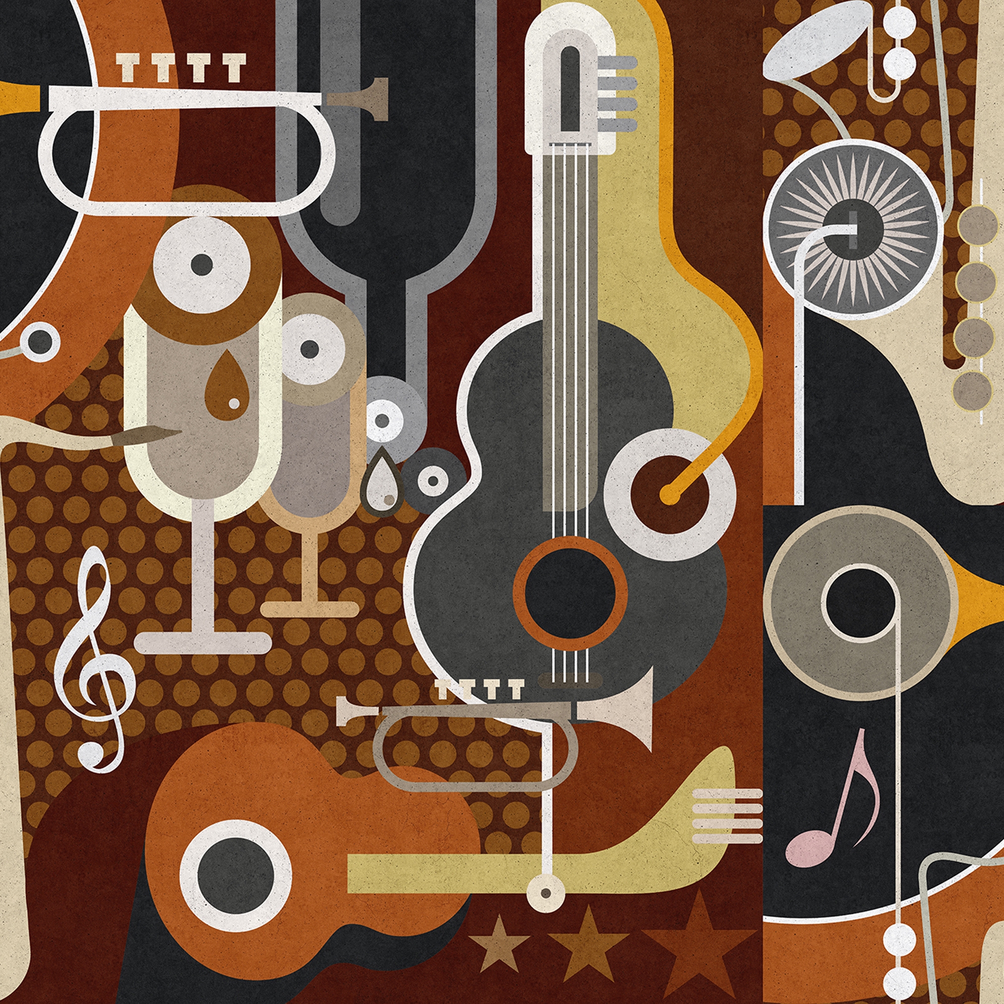 Mostra il prodotto Walls By Patel 2 | Wallpaper DD113332 Wall Of Sound1 del produttore Architects Paper
