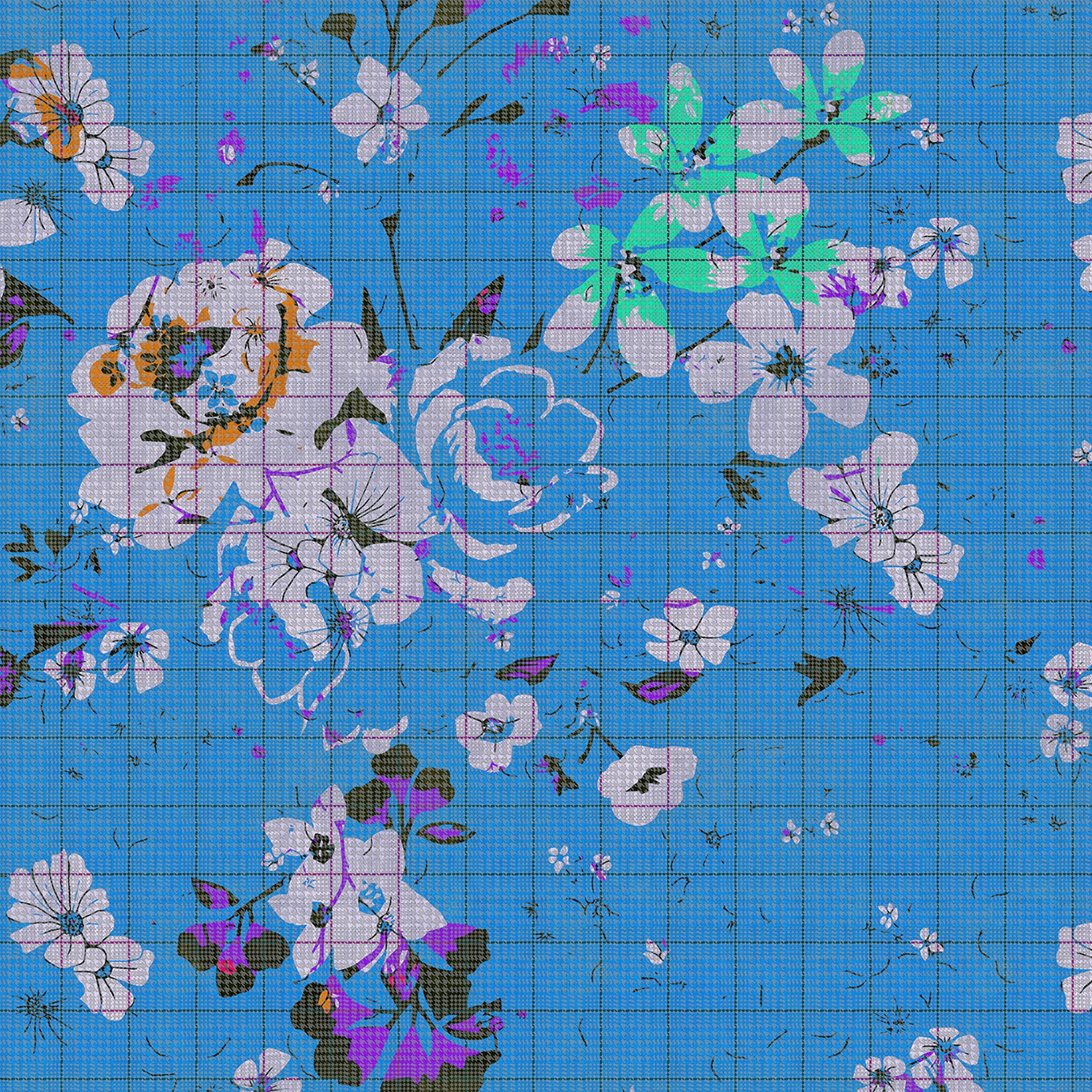 Produkt Walls By Patel 2 | Tapete | Digitaldruck DD113832 Flower Plaid 3 des Herstellers Architects Paper anzeigen