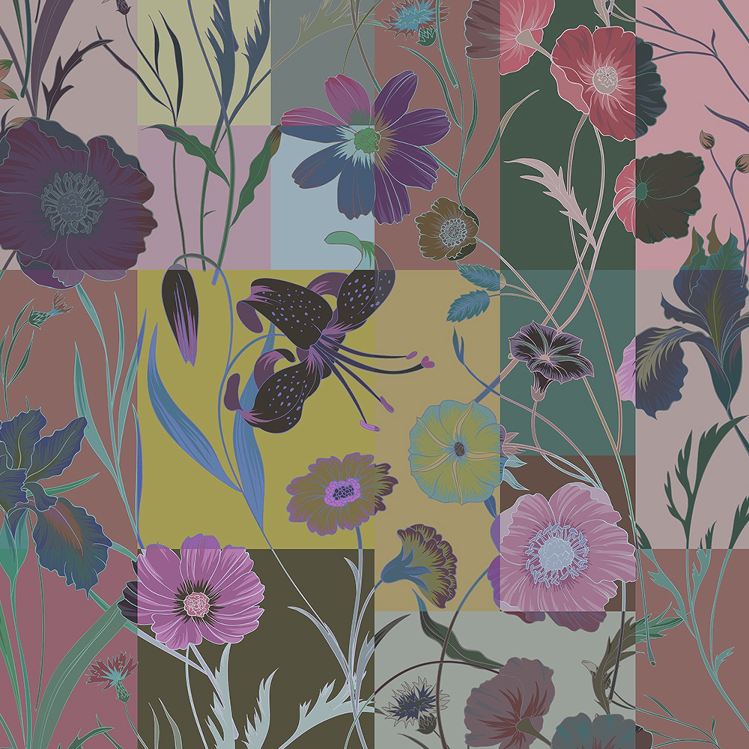 Mostrar el producto Walls By Patel 2 | Papel Pintado DD114237 Floral Patch 3 del fabricante Architects Paper