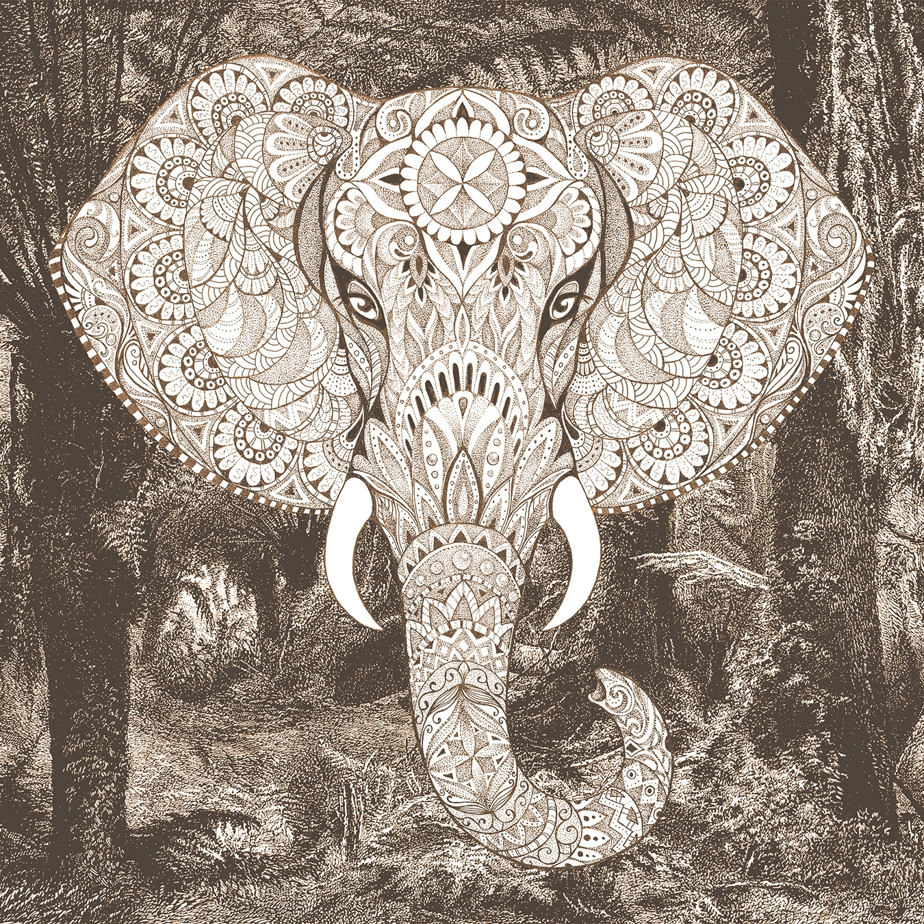 Mostra il prodotto Atelier 47 | Wallpaper DD118125 Elephanthead2 del produttore Architects Paper