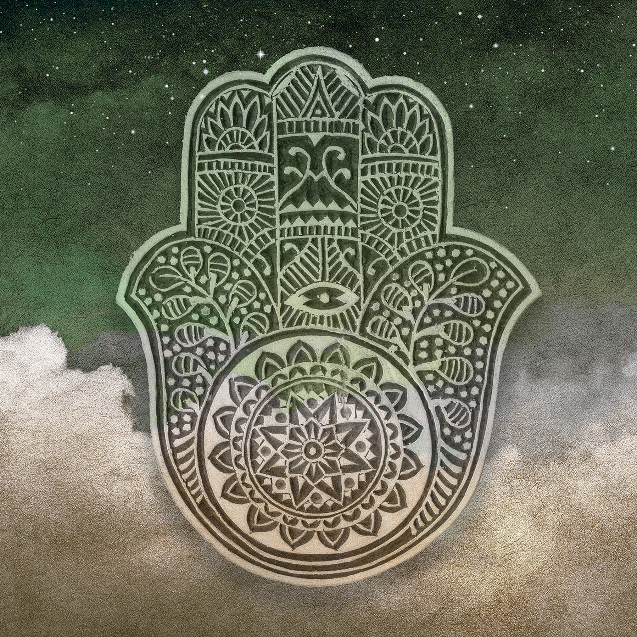 Display product Atelier 47 | Wallpaper DD117560 Hamsa2 from manufacturer Architects Paper