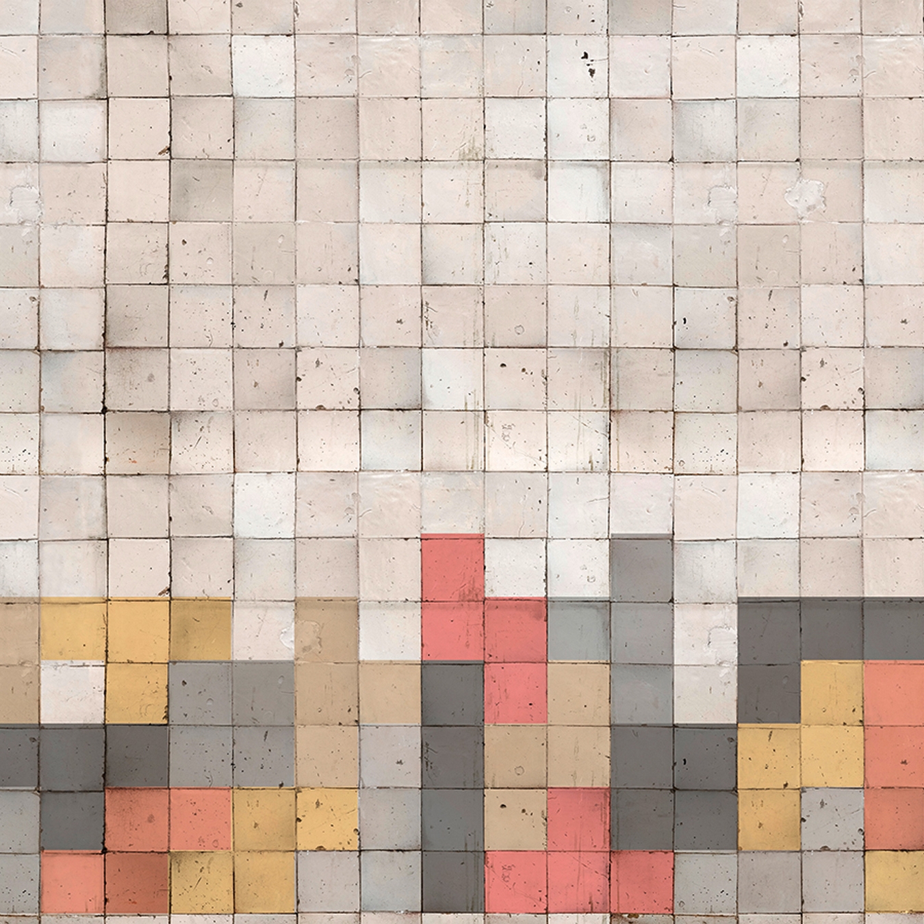 Vertoon produk Atelier 47 | Wallpaper DD116975 Mosaictetris1 van vervaardiger Architects Paper
