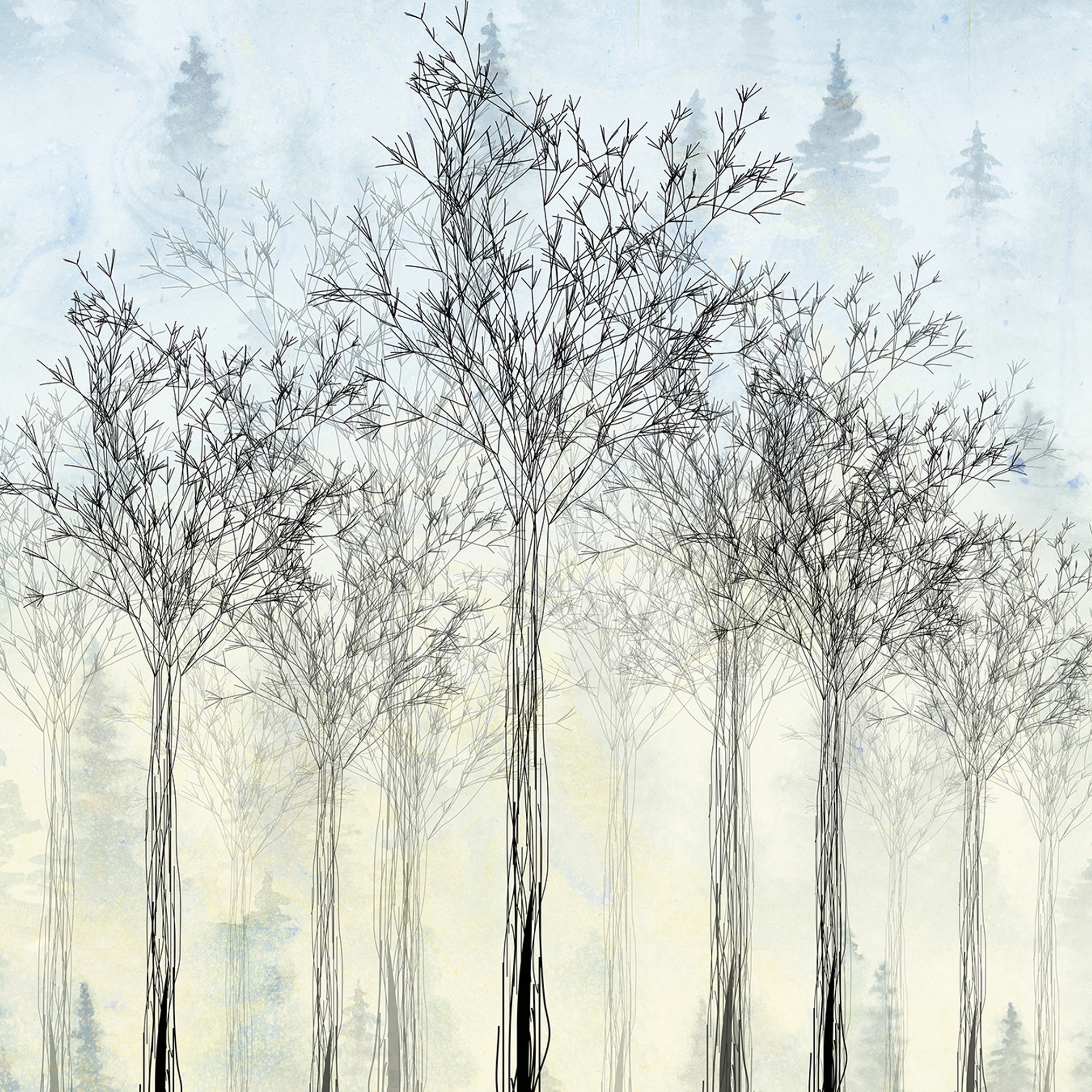 Display product Atelier 47 | Wallpaper DD118015 Treesartwork5 from manufacturer Architects Paper