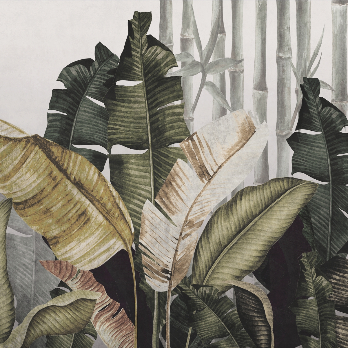 Display product AP Contract | Digital Printed Wallpaper | Banana Plant DD120522 from manufacturer Architects Paper