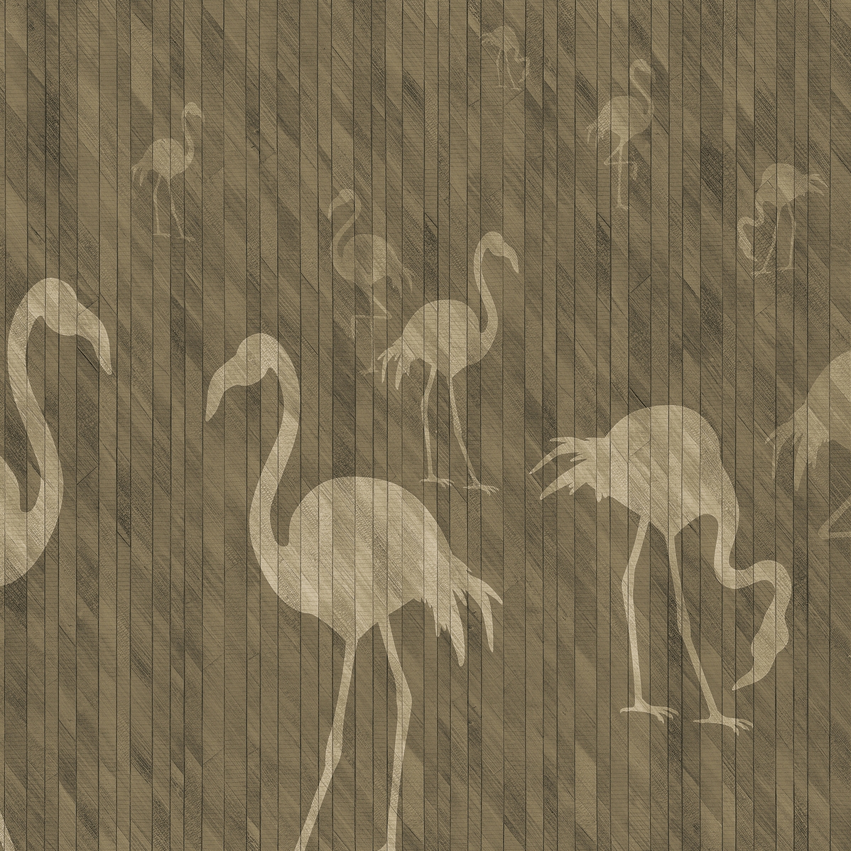 Afficher le produit AP Contract | Digital Printed Wallpaper | Flamingos DD120526 du fabricant Architects Paper
