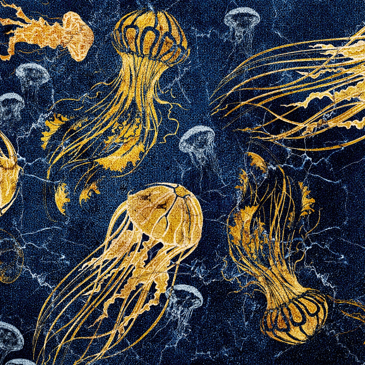 Mostra il prodotto AP Contract | Digital Printed Wallpaper | Jellyfish I DD120548 del produttore Architects Paper
