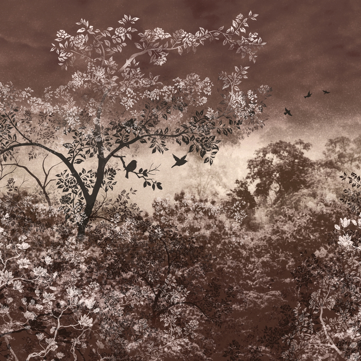 Display product AP Contract | Digital Printed Wallpaper | Romantic Garden DD120580 from manufacturer Architects Paper