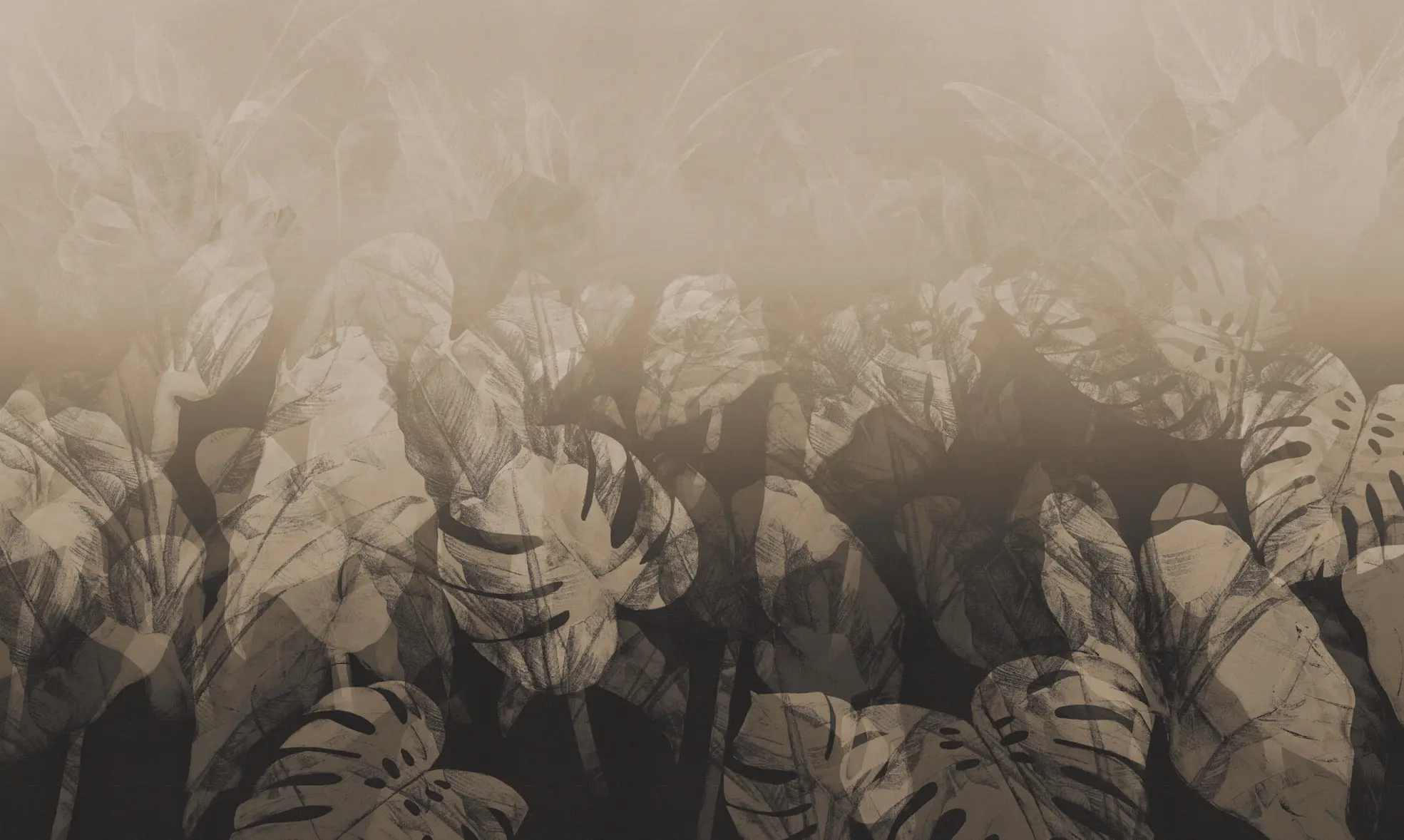 Architects Paper - AP Contract | Digital Printed Wallpaper | Monstera Leaves DD120581