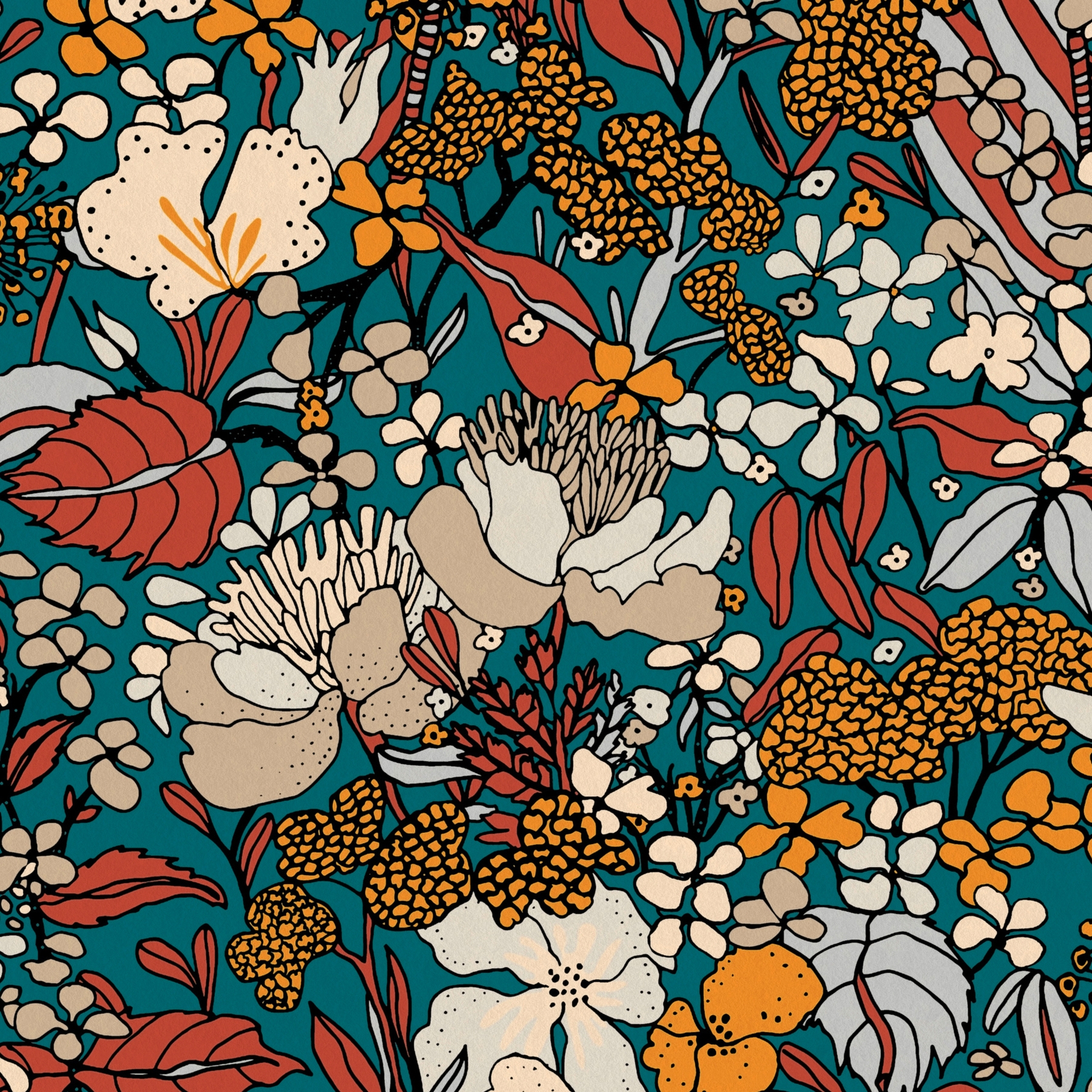 Display product Floral Impression | Wallpaper Floral Impression - 6 | 377562 from manufacturer Architects Paper