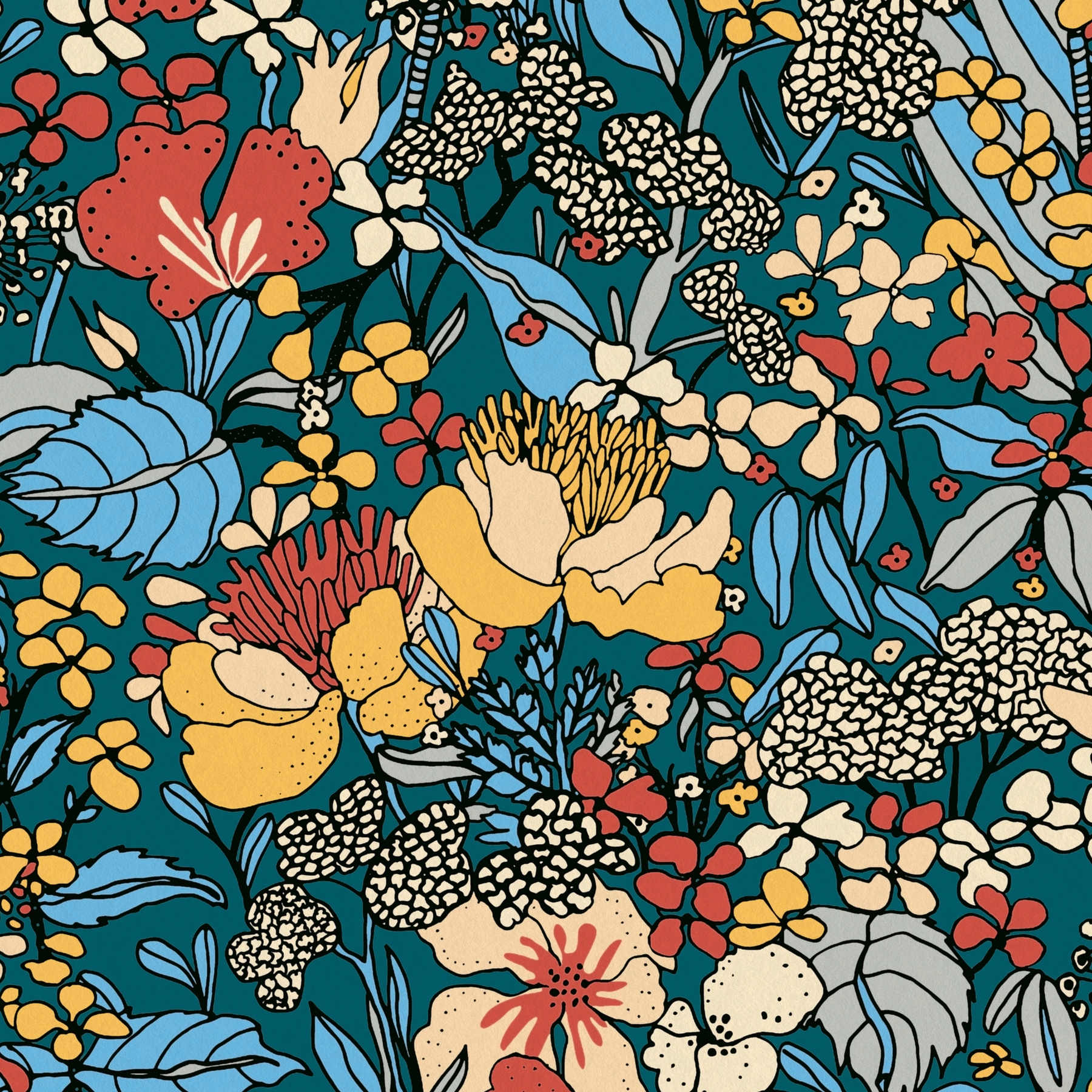 Display product Floral Impression | Wallpaper Floral Impression - 6 | 377564 from manufacturer Architects Paper