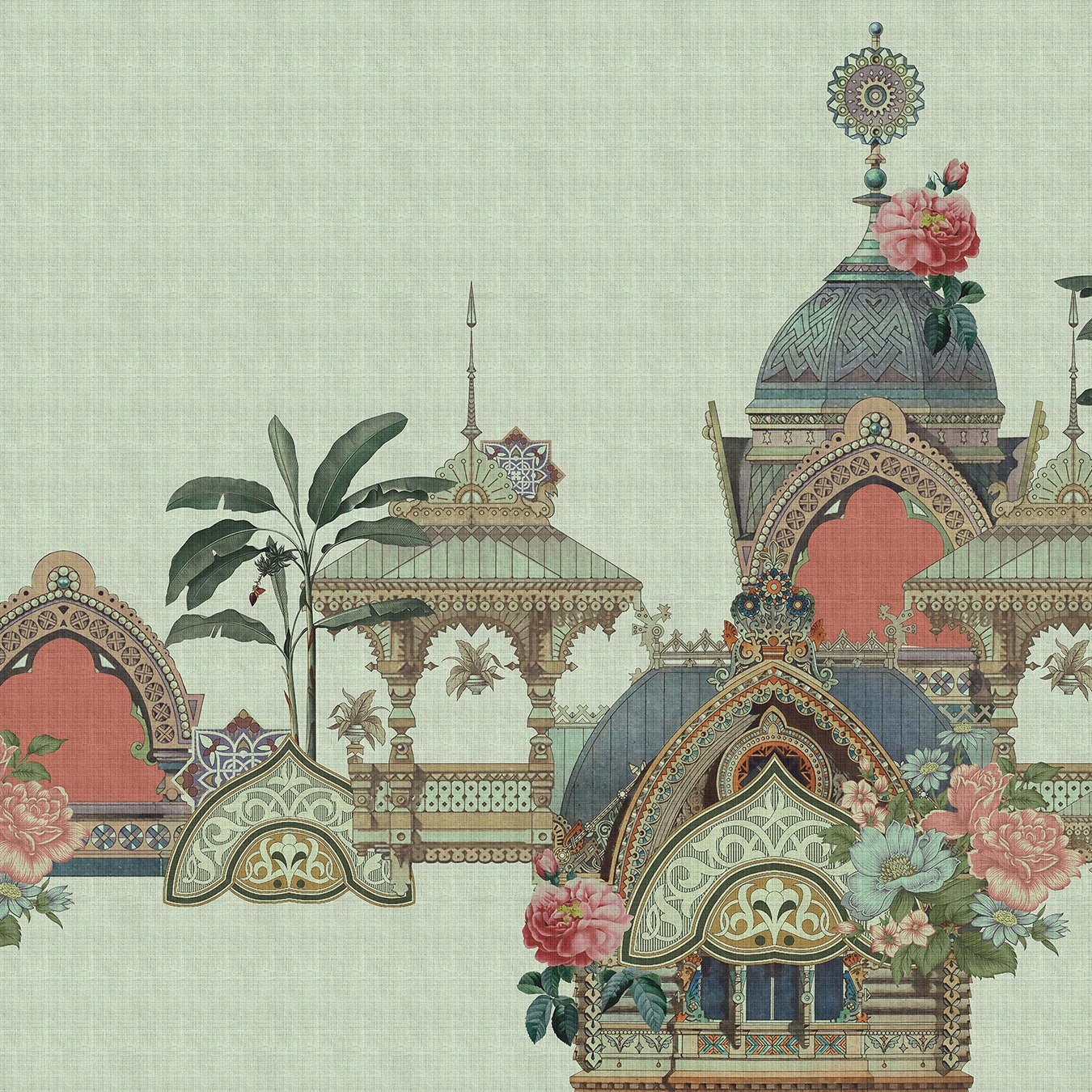 Display product Walls by Patel 3 | Wallpaper jaipur 1 | DD121824 from manufacturer Architects Paper
