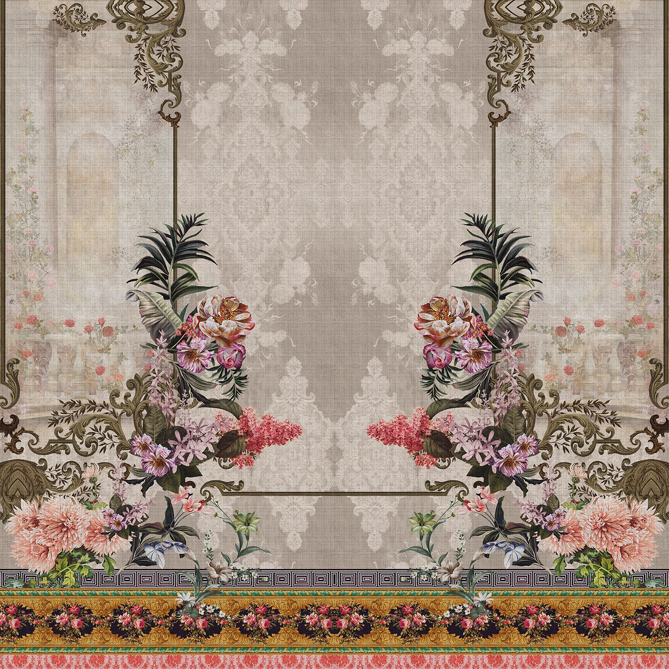 Display product Walls by Patel 3 | Wallpaper oriental garden 1 | DD121836 from manufacturer Architects Paper