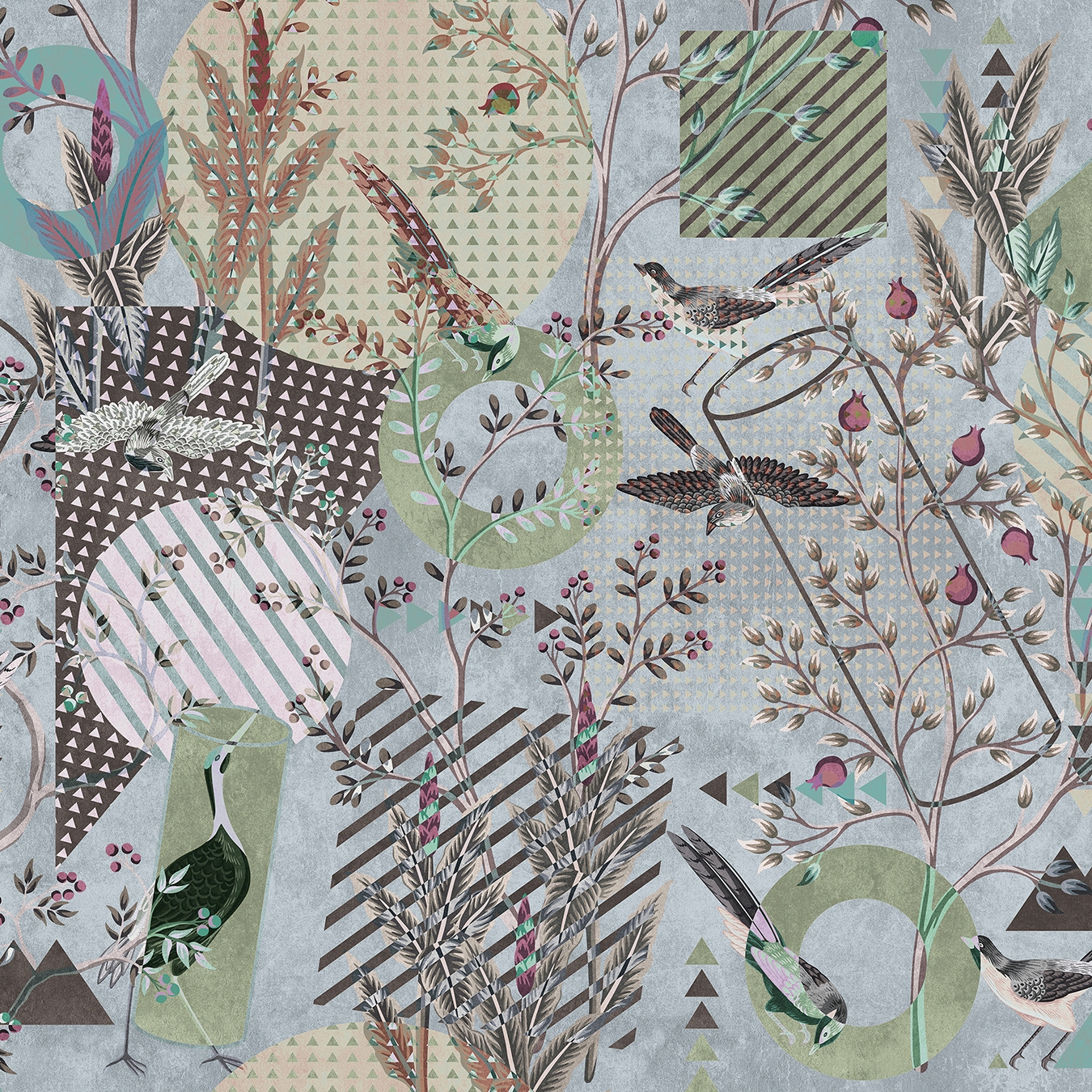 Mostrar el producto Walls by Patel 3 | Papel Pintado bird's playground 2 | DD121856 del fabricante Architects Paper