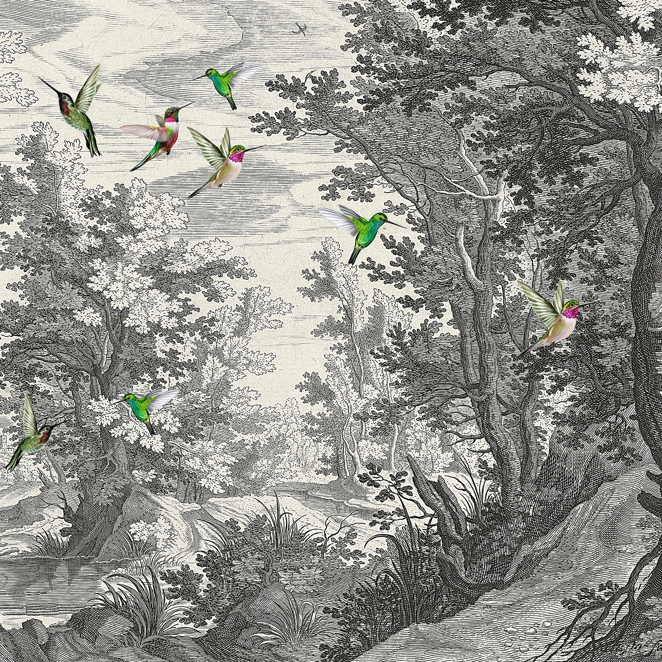 Mostra il prodotto Walls by Patel 3 | Wallpaper fancy forest 1 | DD121876 del produttore Architects Paper