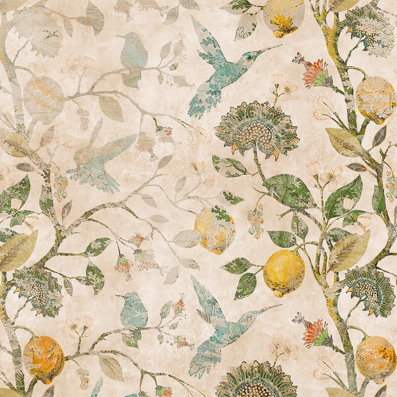 Display product Walls by Patel 3 | Wallpaper in the lemontree 2 | DD122420 from manufacturer Architects Paper