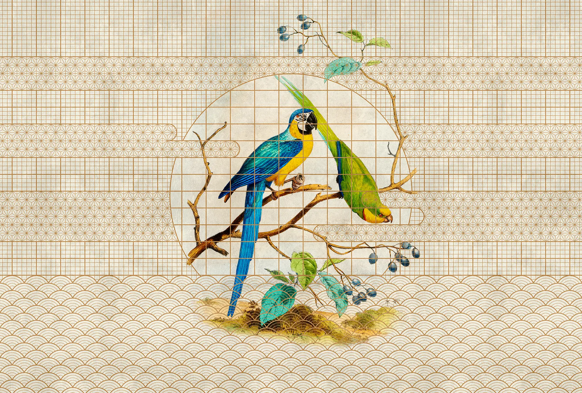Architects Paper - Walls by Patel 3 | Tapete volière 3 | DD122436