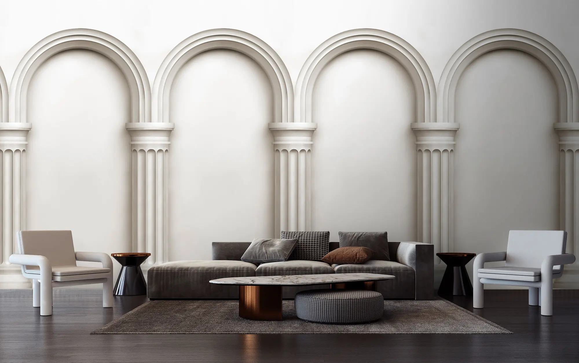 Architects Paper - Walls By Patel 4 | Tapete Playful Futurism | New Roman