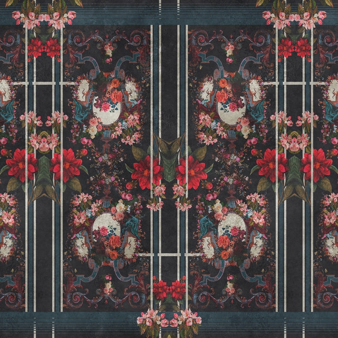 Display product Walls By Patel 4 | Wallpaper Old World Opulence | Babette from manufacturer Architects Paper