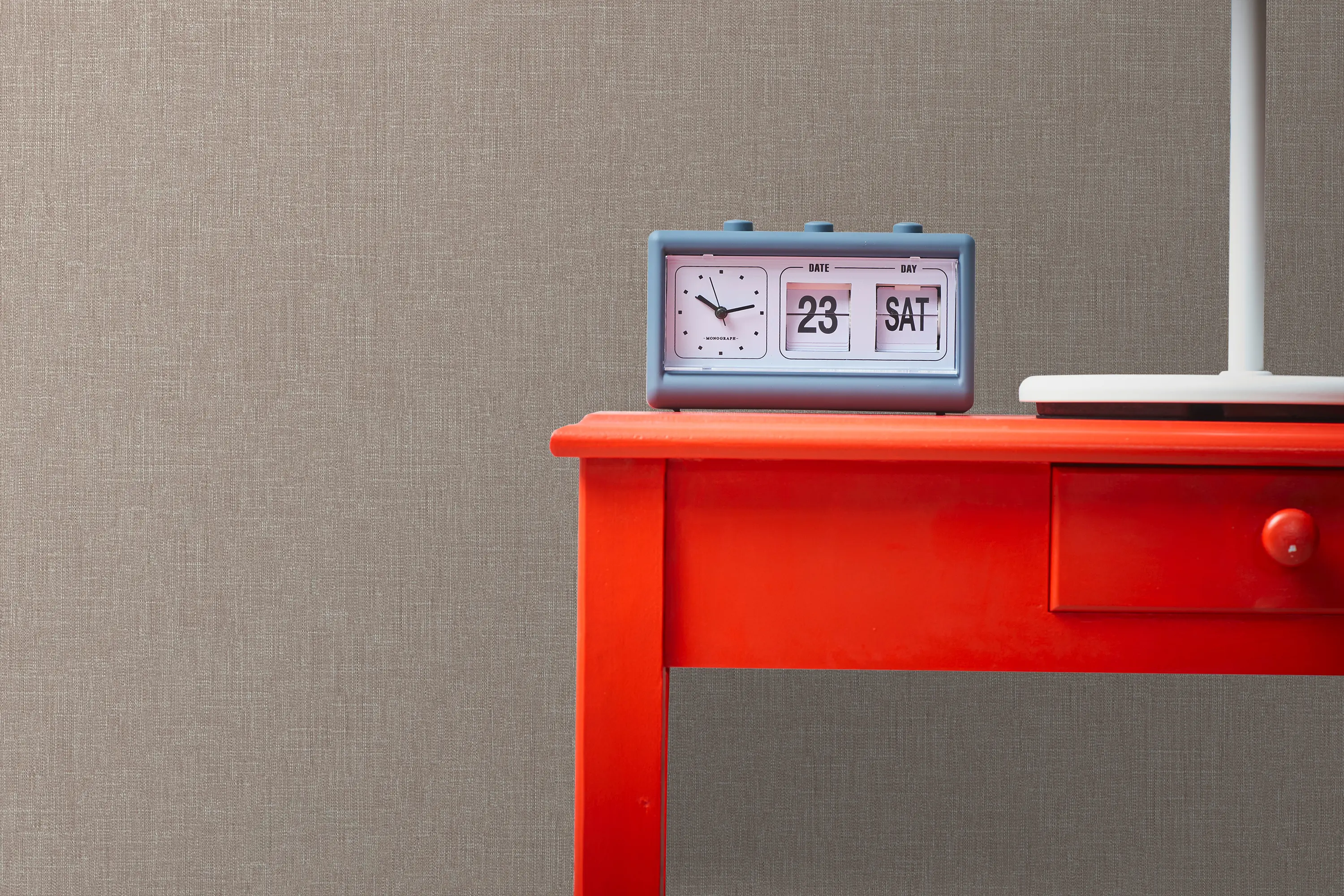 Architects Paper - Texture Art | Wallpaper with coarse textile texture in brown