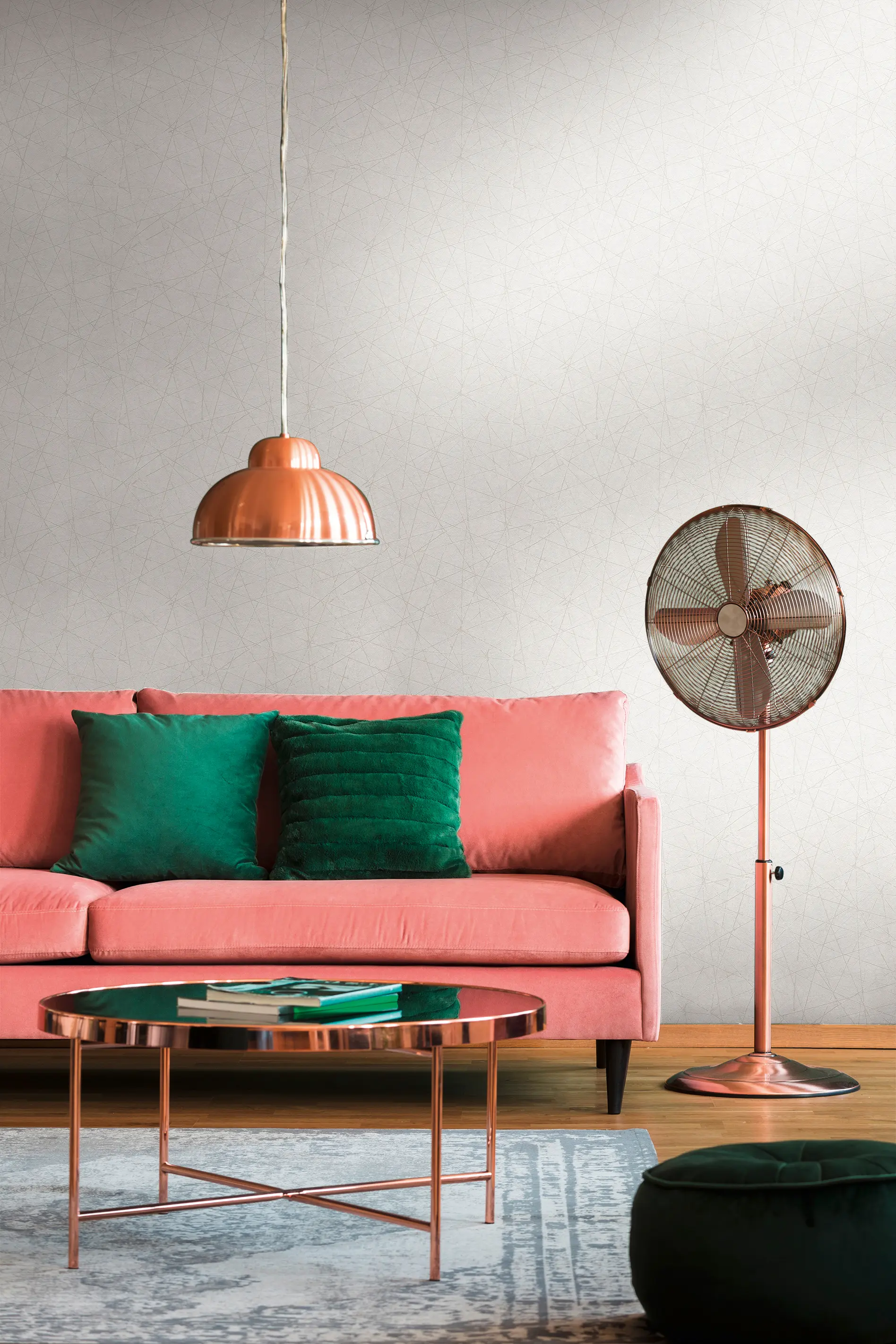 Architects Paper - Texture Art | Tapete Strukturmuster mit Linien creme