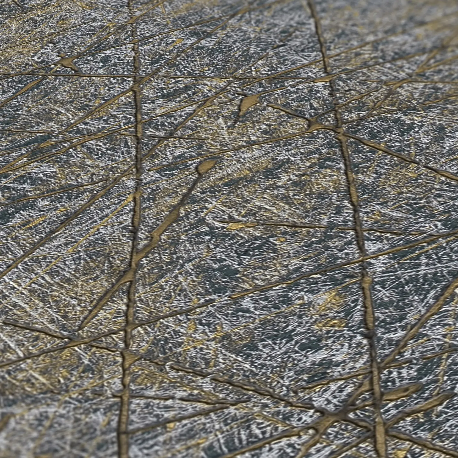 Architects Paper - Texture Art | Wallpaper with structured pattern and lines in dark gray