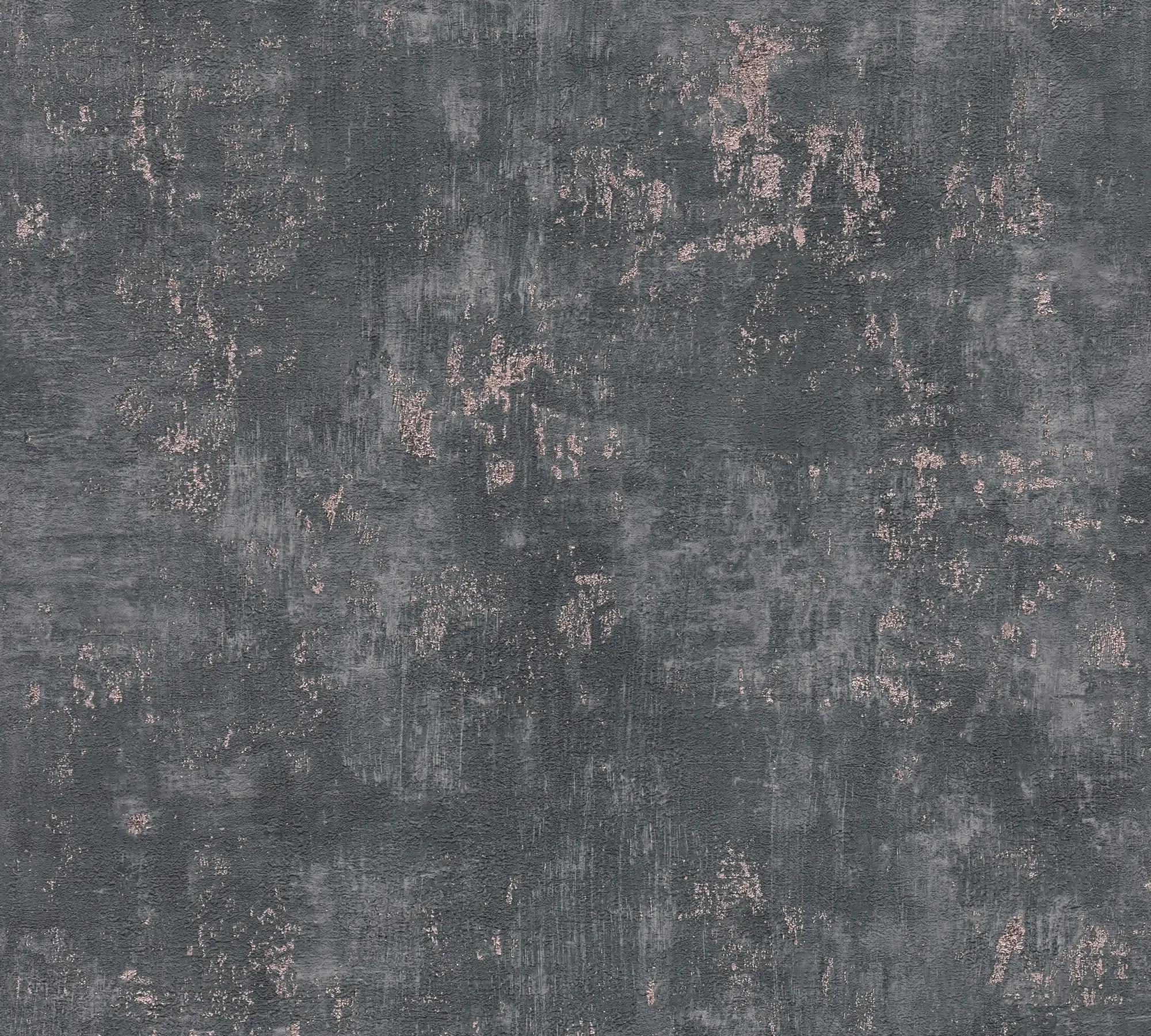 Architects Paper - Texture Art | Carta da parati struttura intonacata nera con effetti metallici