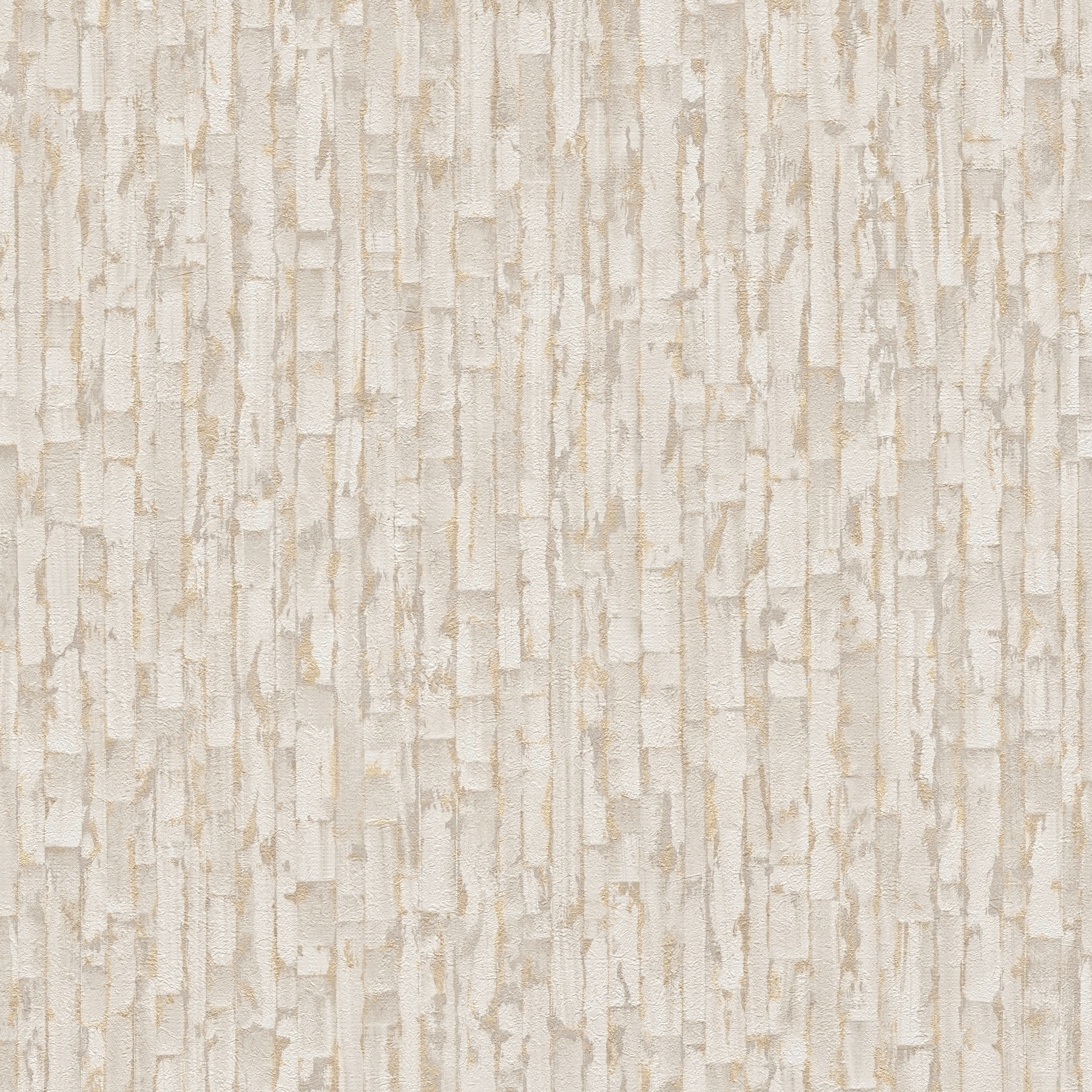 Texture Art | Papel pintado con aspecto de piedra vertical color crema