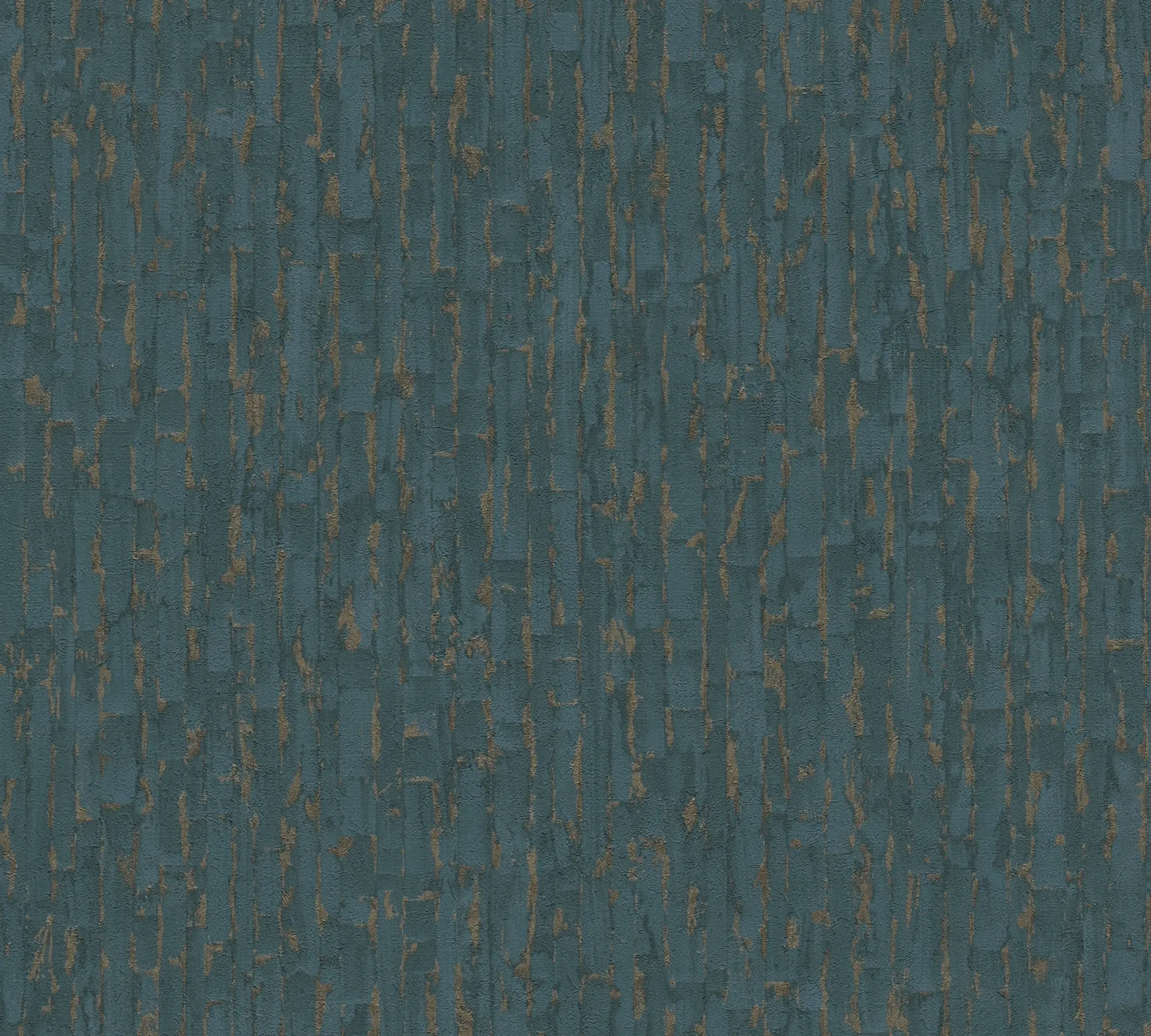 Architects Paper - Texture Art | Wallpaper with vertical stone look in blue