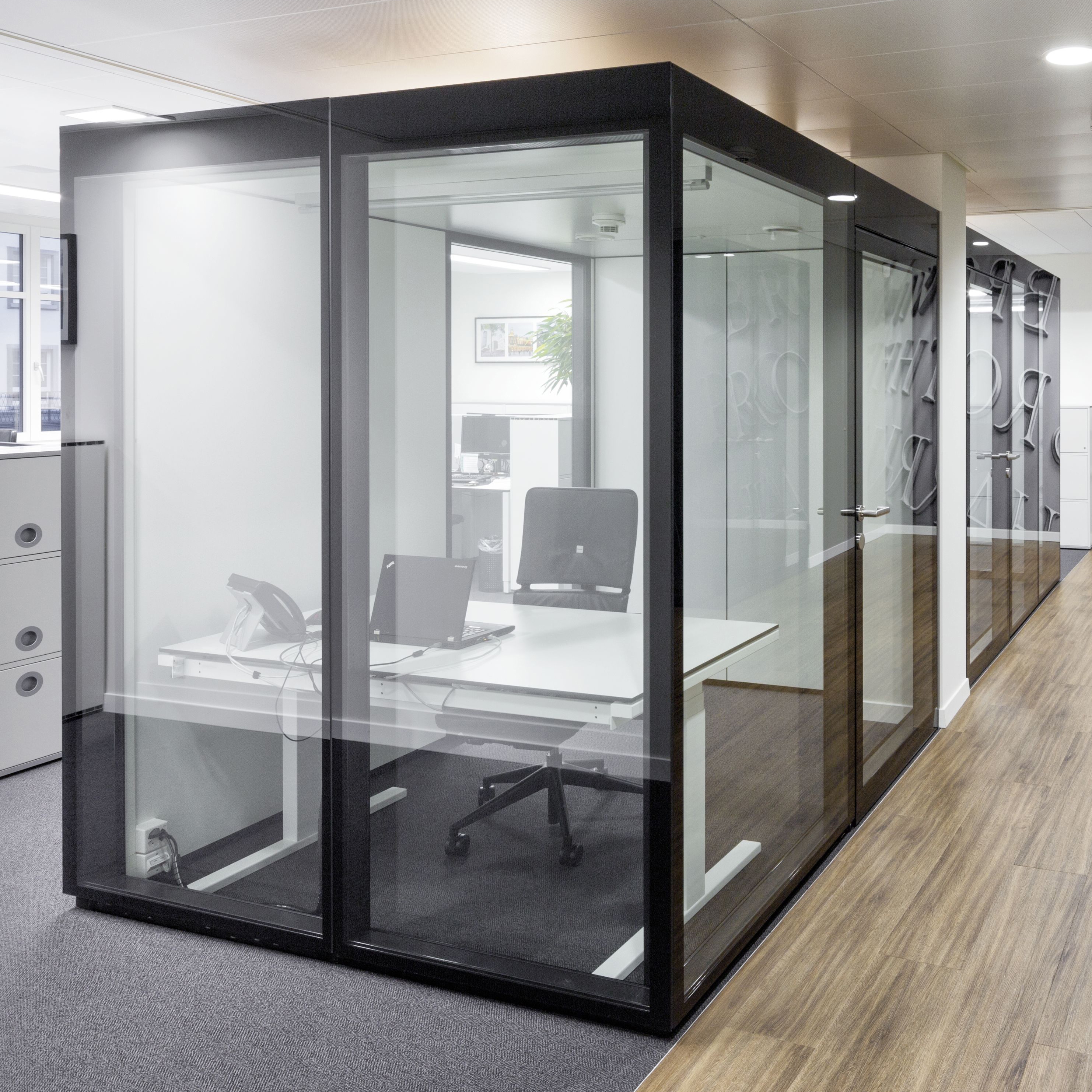 Vertoon produk GM MARTITION® Raum in Raum van vervaardiger Glas Marte