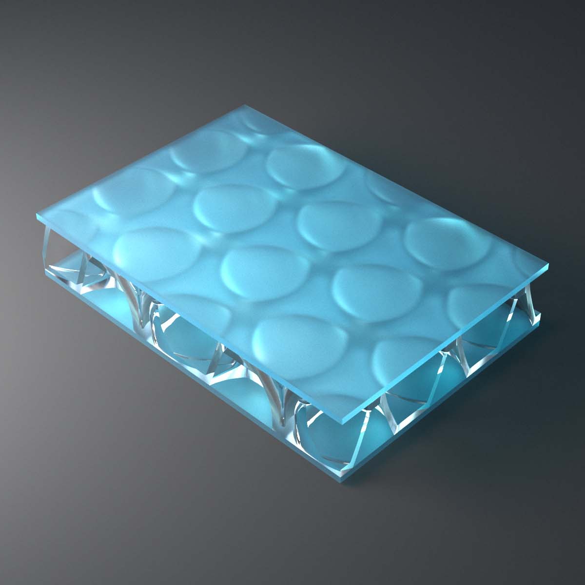 clear-PEP® UV satin electric blue
