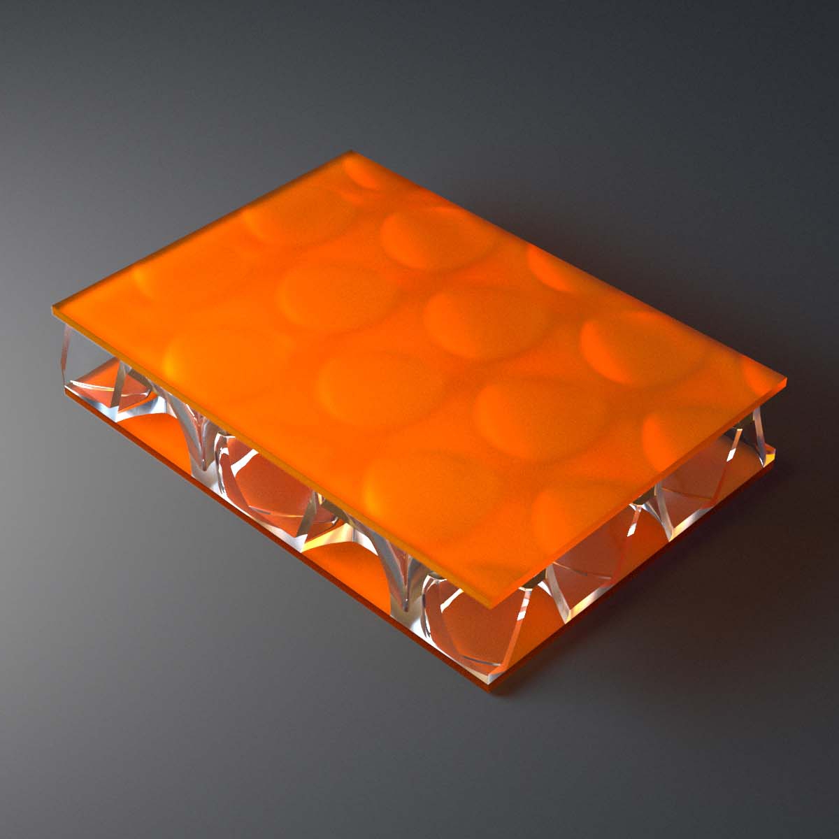 clear-PEP® UV satin orange